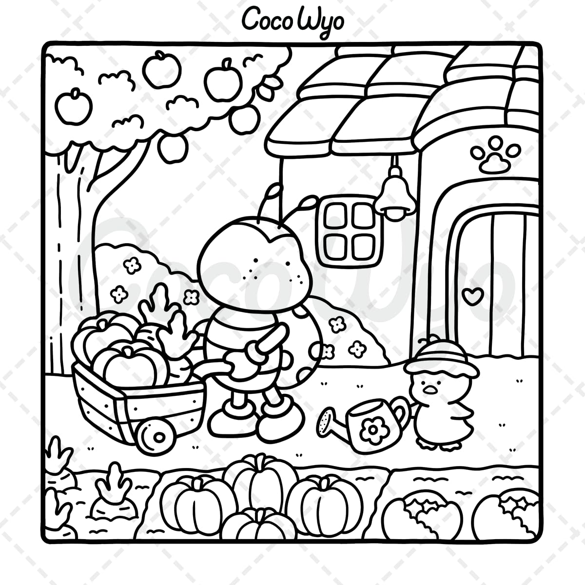 Cozy Friends: Coloring Book for Adults and Teens Featuring Super Cute Animal Characters with Easy and Simple Designs for Relaxation