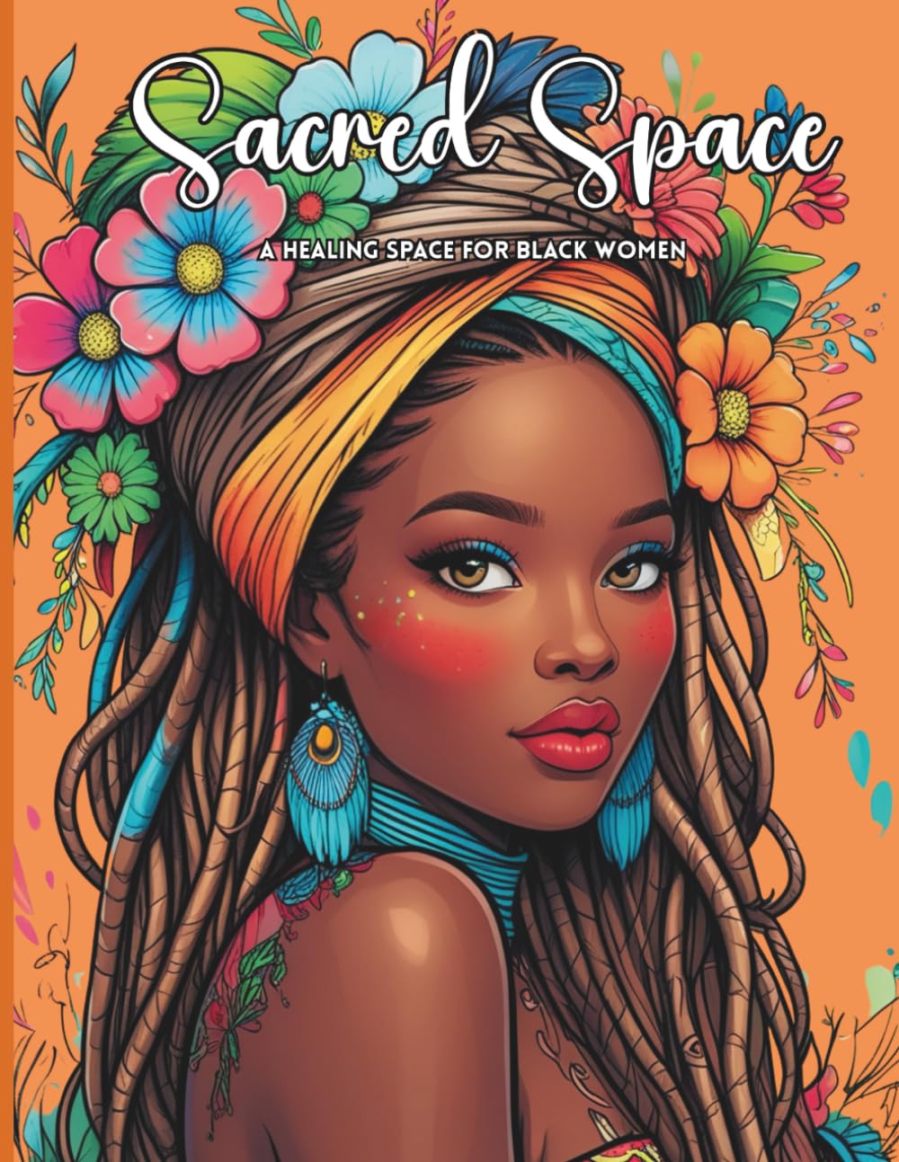 Sacred Space: A Healing Space for Black Women - Coloring & Activity Book