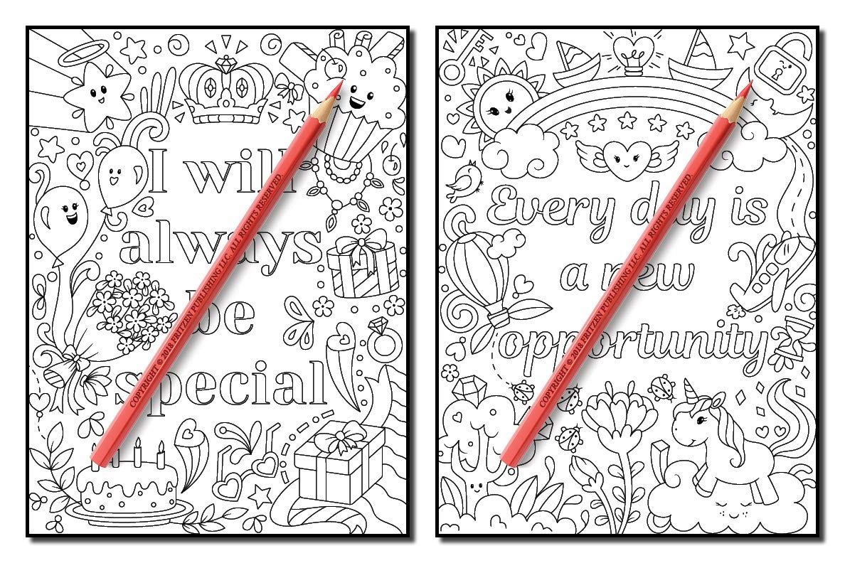 Proud to be a Girl: A Coloring Book for Girls with Fun Inspirational Quotes to Motivate, Encourage and Build Confidence in Young Women