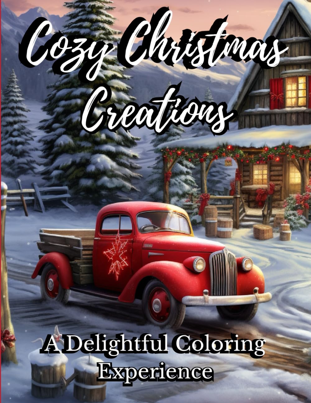 Cozy Christmas Creations: A Delightful Coloring Experience I Stress Relief Coloring Book for All Ages I Adult Friendly