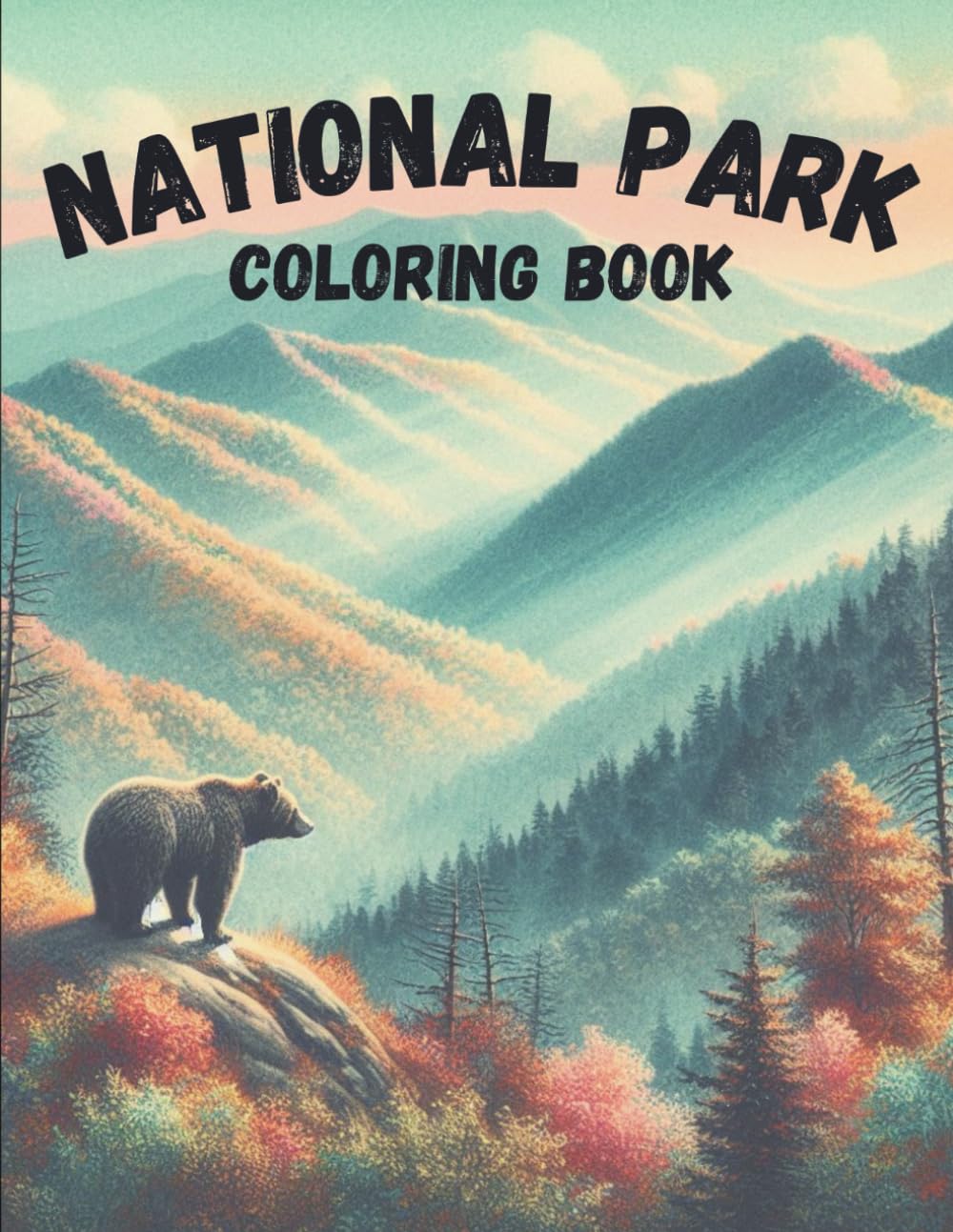 National Park Coloring Book: Explore all 63 of America's National Parks