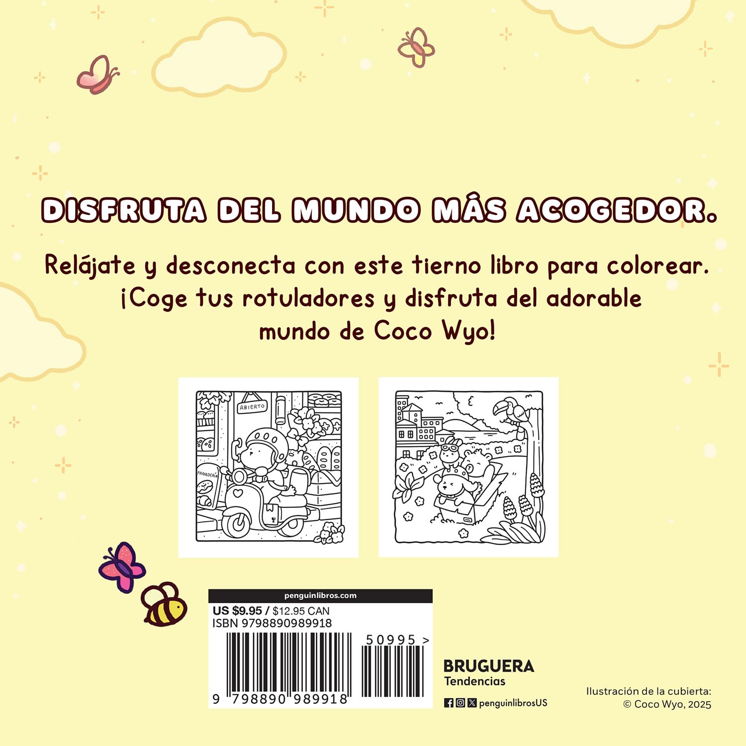 Abrazos blanditos / Cozy Cuties: Coloring Book for Adults and Kids (COCO WYO) (Spanish Edition)