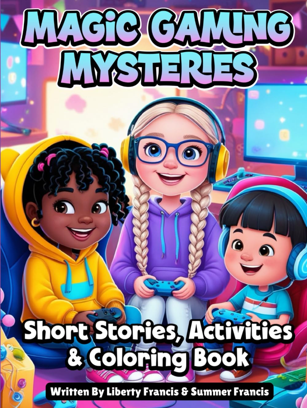 Magic Gaming Mysteries: Short Stories, Activities & Coloring Book