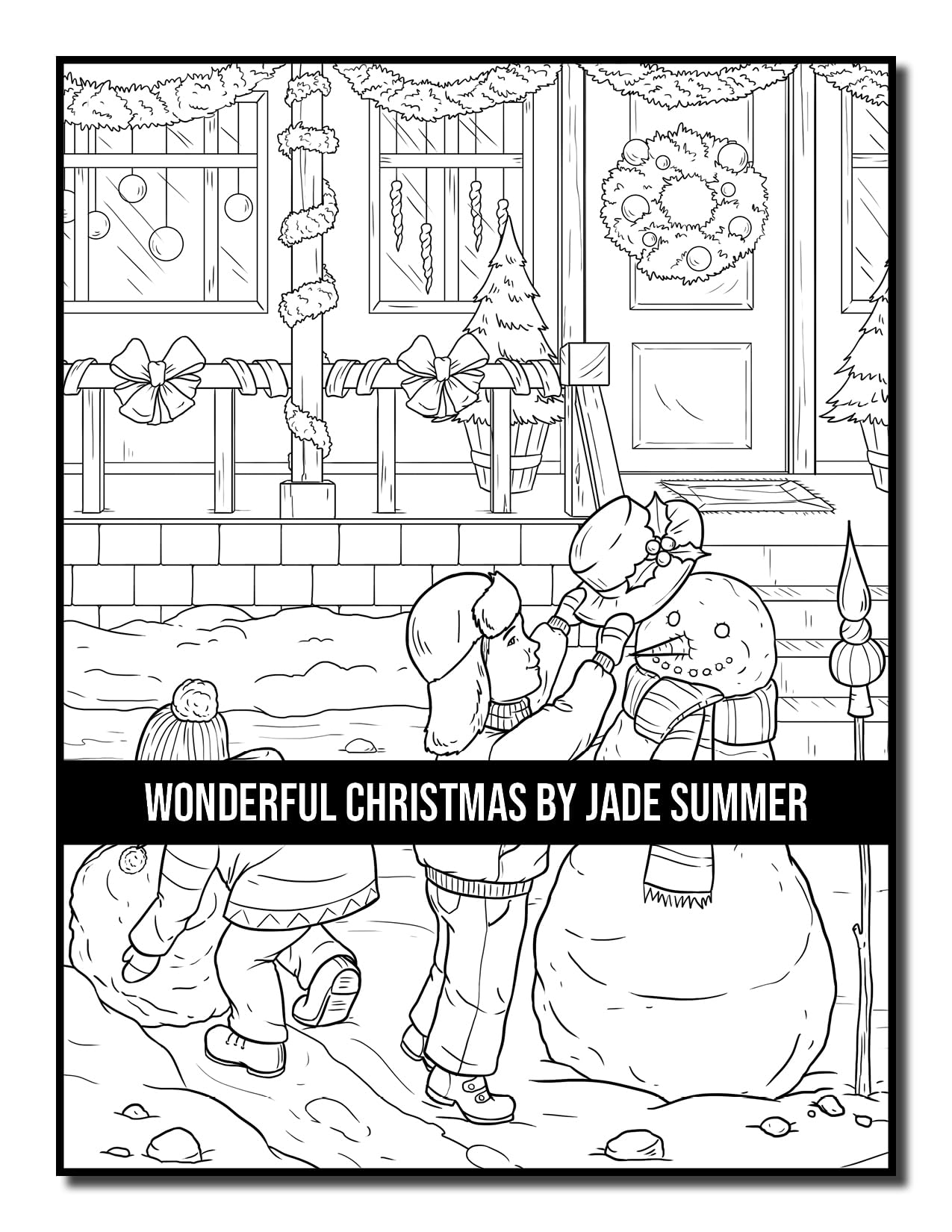 Wonderful Christmas: An Adult Coloring Book with Charming Christmas Scenes and Winter Holiday Fun (Christmas Coloring Books)