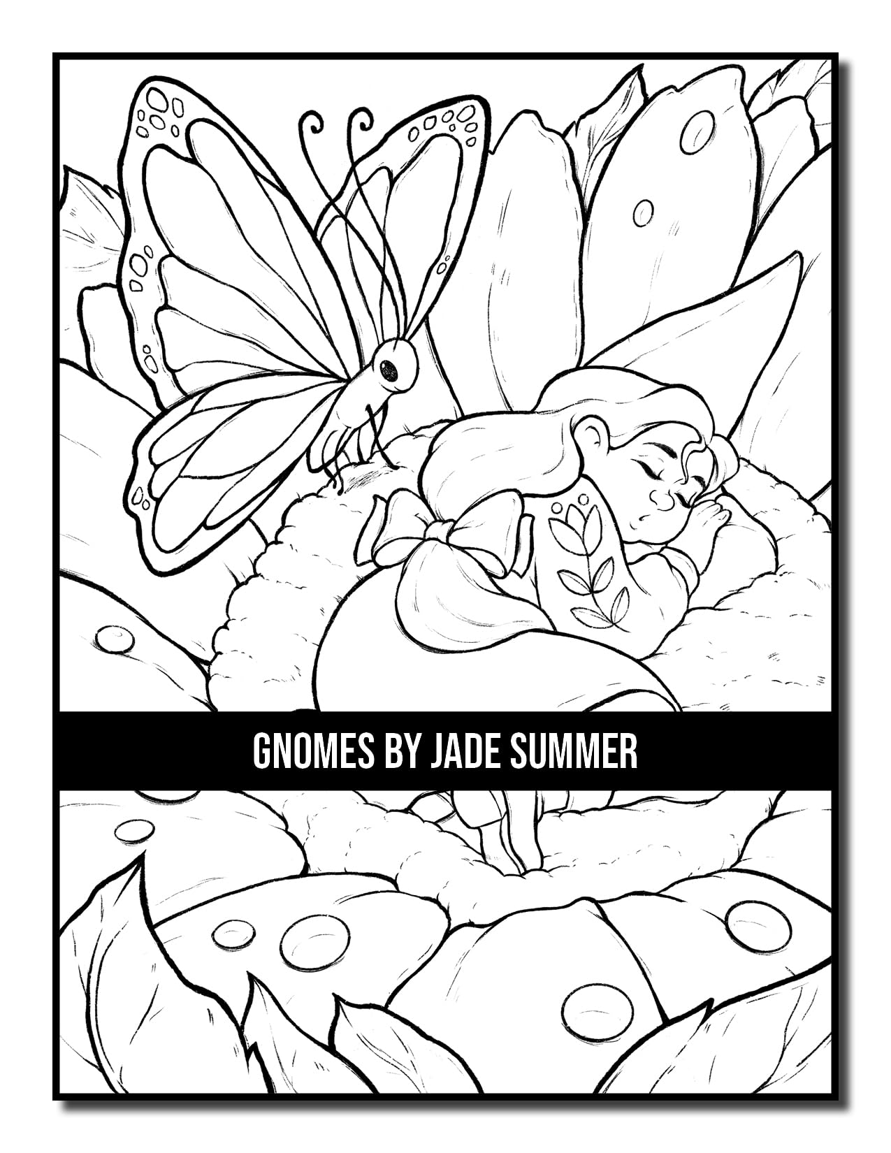 Gnomes: A Fantasy Coloring Book for Adults and Kids with Adorable Characters, Whimsical Scenes, and More!