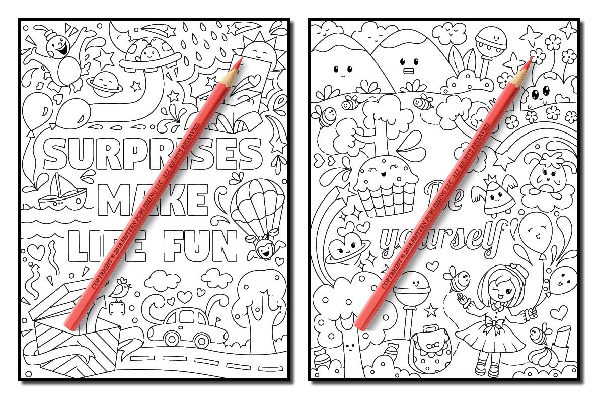 Proud to be a Girl: A Coloring Book for Girls with Fun Inspirational Quotes to Motivate, Encourage and Build Confidence in Young Women