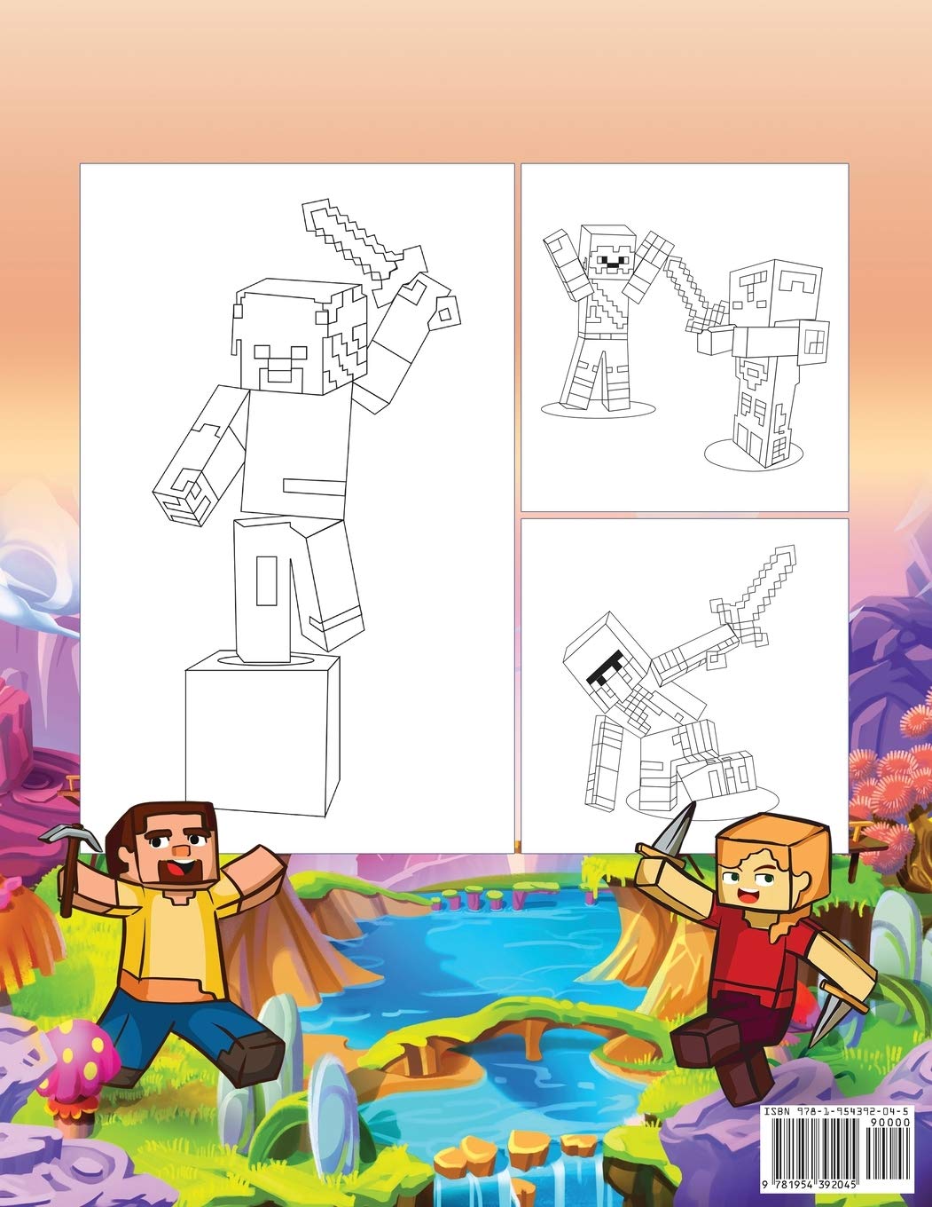 MINECRAFT'S COLORING BOOK: Minecrafter's Coloring Activity Book: Hours of Coloring Fun (An Unofficial Minecraft Book)