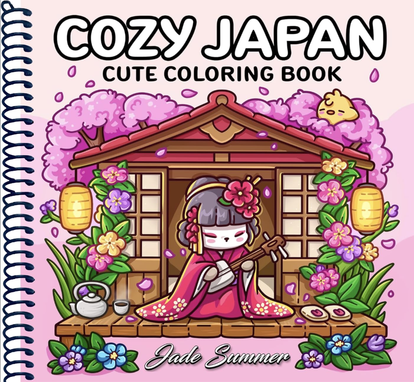 Cozy Japan: Cute Coloring Book for Adults and Teens with Charming Characters and Delightful Japanese Scenes for Relaxation (Comfy and Cozy Coloring Books)