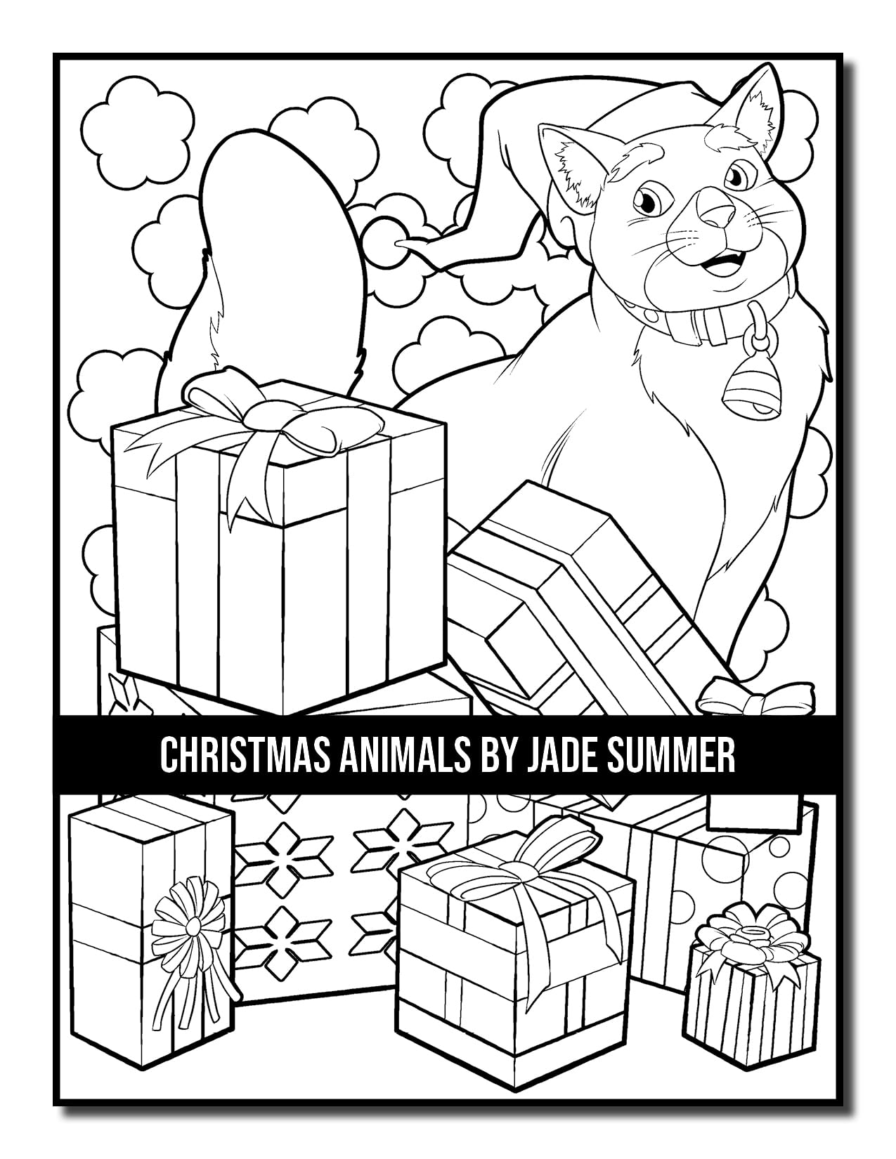 Christmas Animals: An Adult Coloring Book with Cute Holiday Animals and Relaxing Christmas Scenes (Christmas Coloring Books)