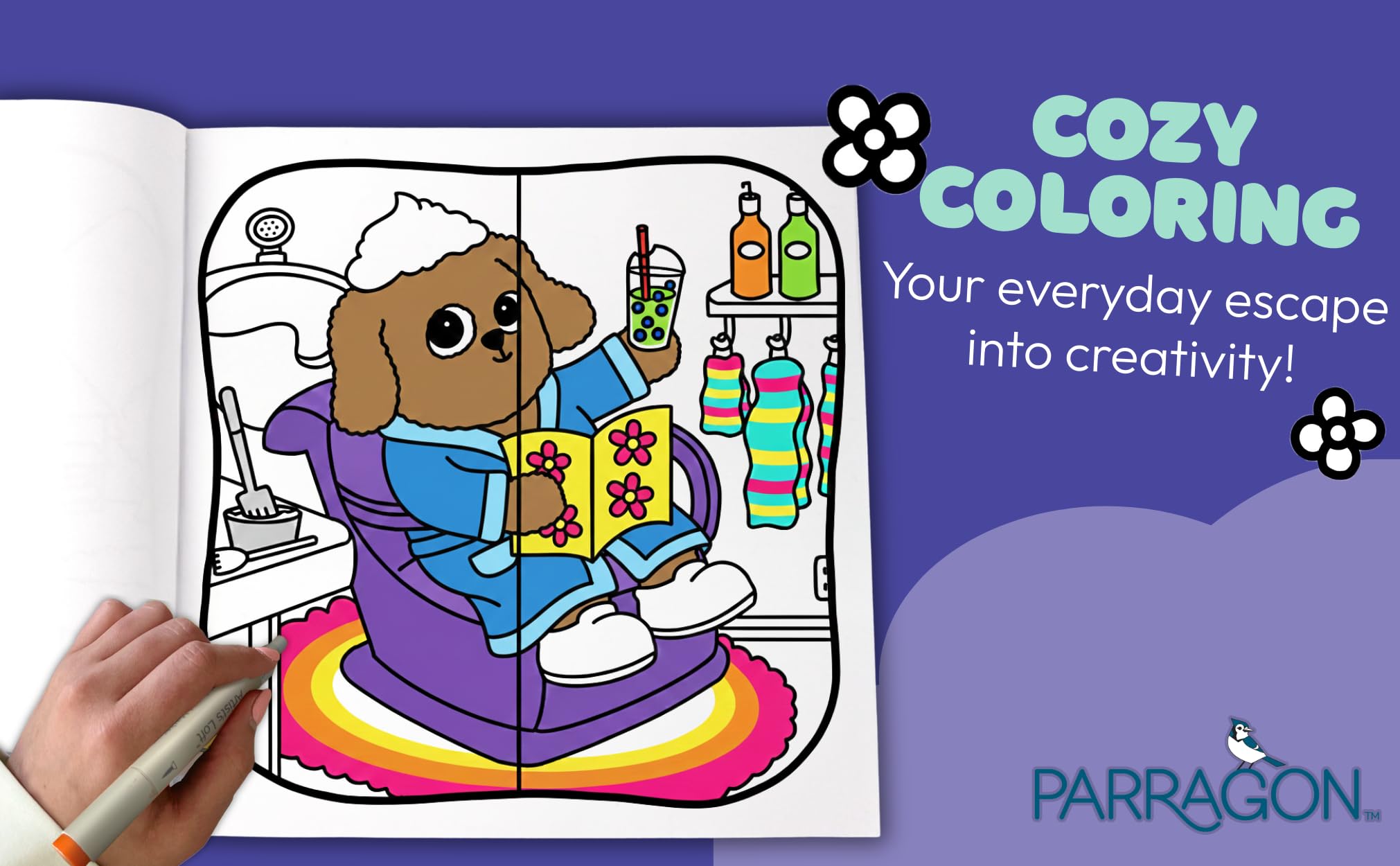 Cozy Coloring Moments For Me: Adult Coloring Book
