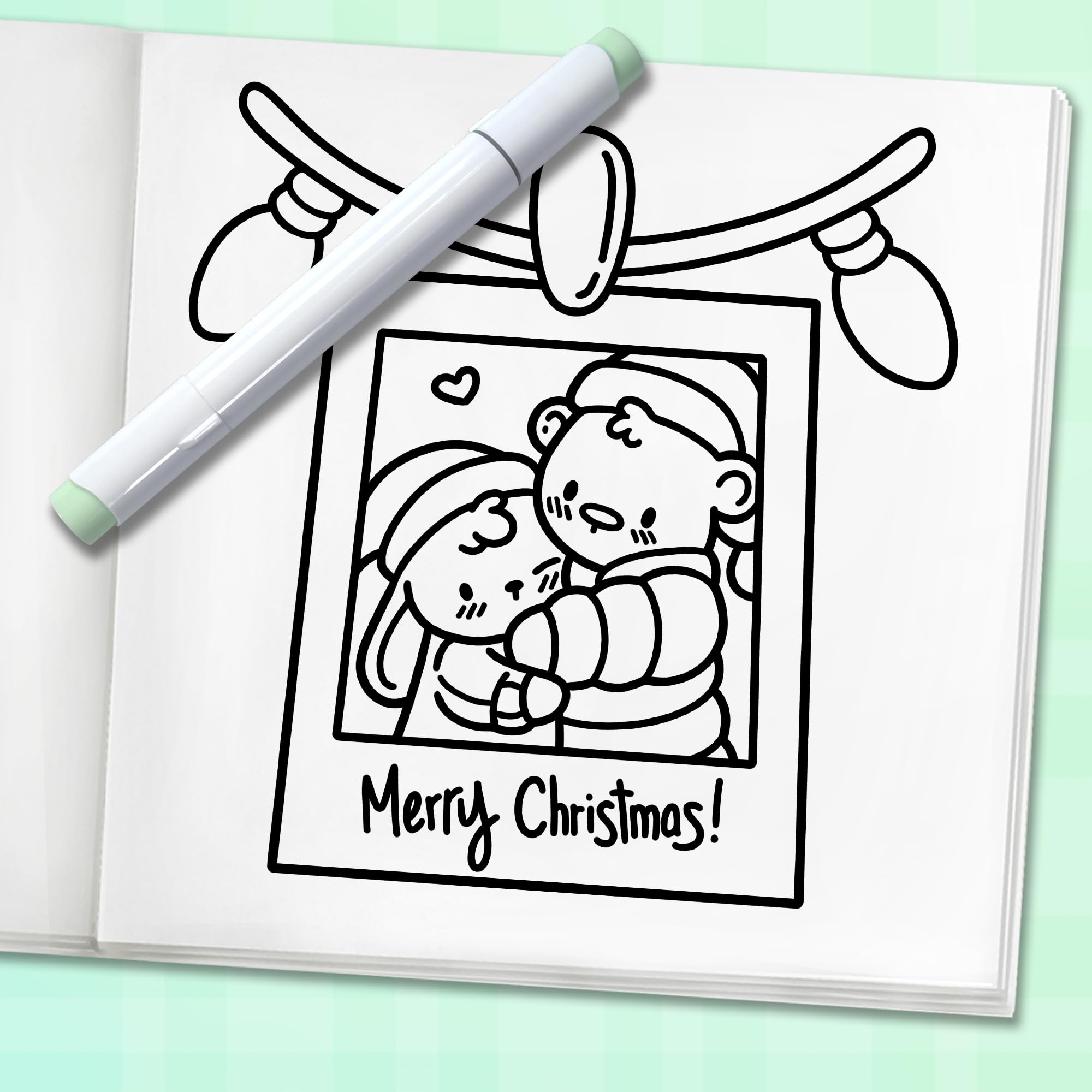 Christmas: Bold and Easy Coloring Book for Adults, Teens, and Seniors with Simple and Relaxing Holiday Designs (Bold and Easy Coloring Books)