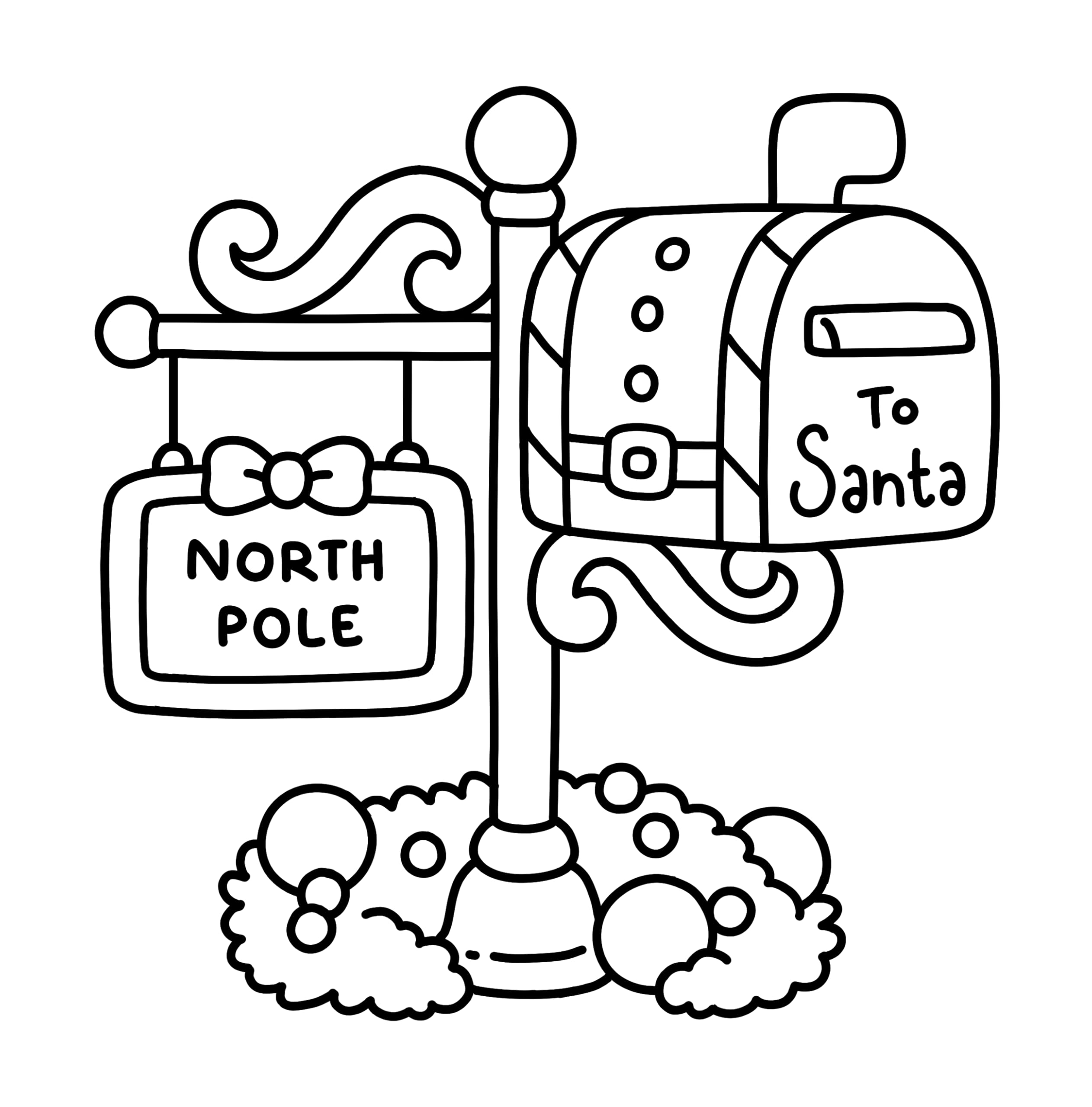 Christmas: Bold & Easy Coloring Book, Stocking Stuffer for Adults & Teens (Christmas Coloring Book)