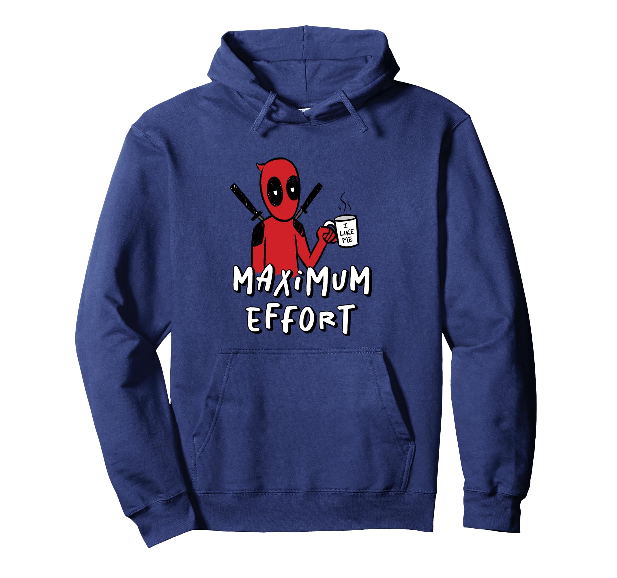 Marvel Studios Deadpool & Wolverine Maximum Effort Coffee Pullover Hoodie
