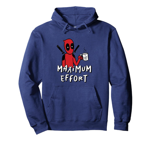 Marvel Studios Deadpool & Wolverine Maximum Effort Coffee Pullover Hoodie