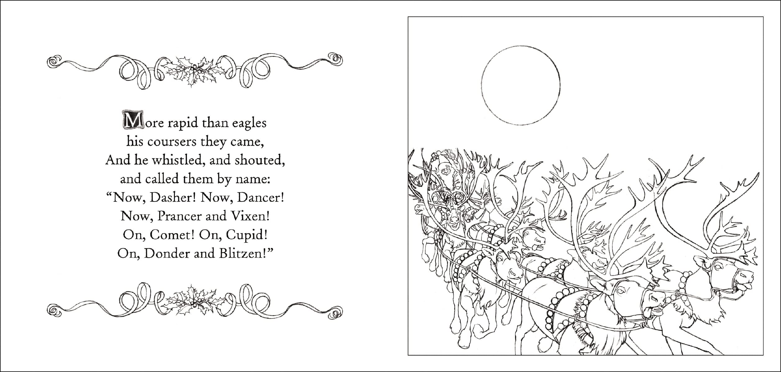 The Night Before Christmas Coloring Book: The Classic Edition