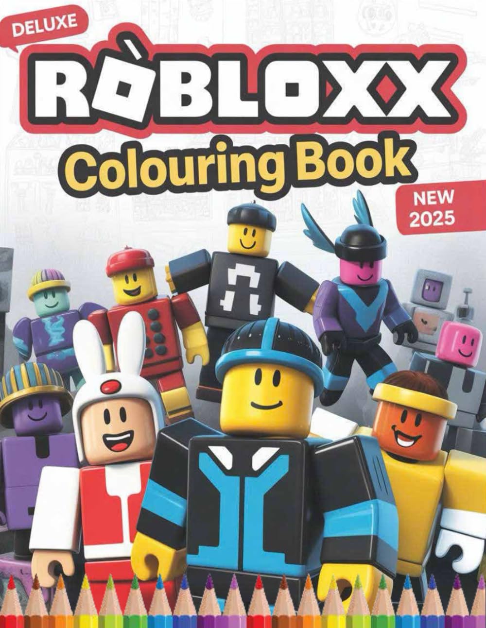 Rᴏʙʟóx Colouring Book: [New edition] with 55+ beautiful coloring pages for children, boys, girls, and teens.
