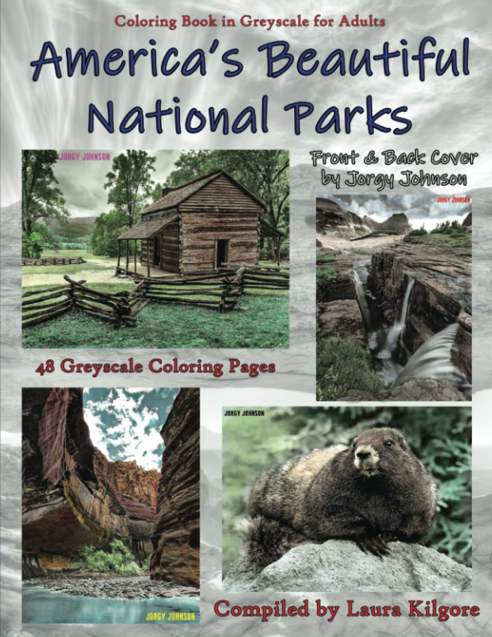 America's Beautiful National Parks: 48-Page Coloring Book in Greyscale for Adults. The theme for this book is America's National Park in a beautiful ... pictures, then this is your book to color.