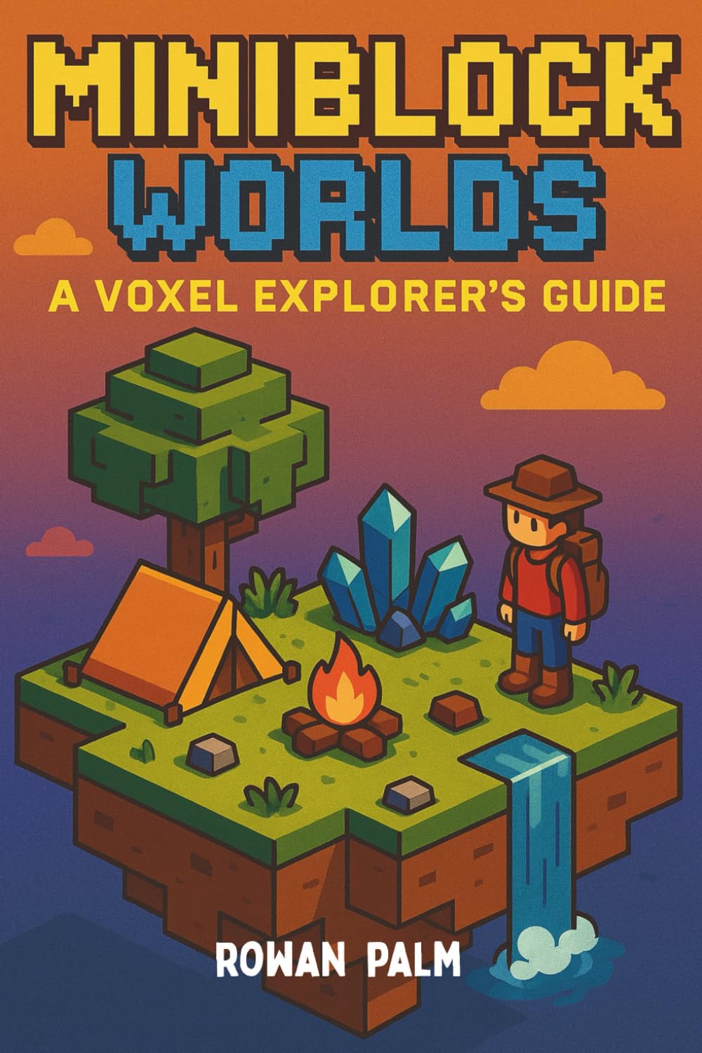 MindBlock Worlds - A Voxel Explorer's Guide: Coloring Book