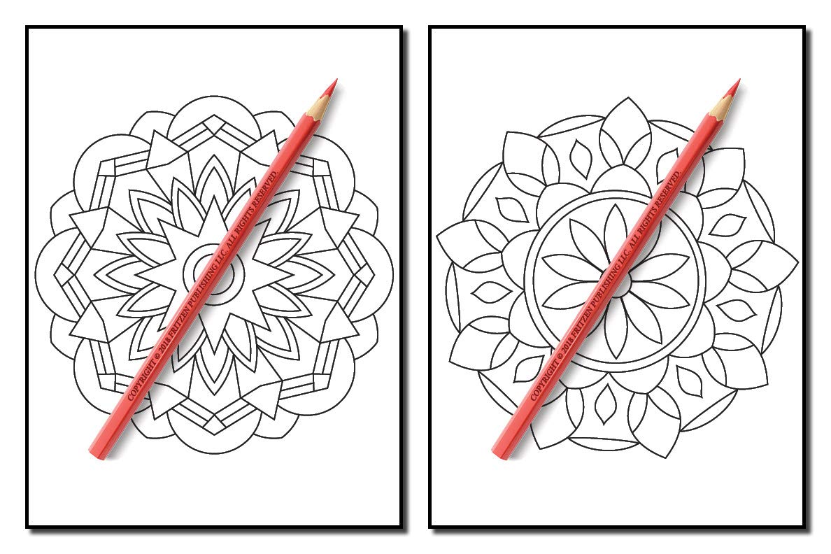 Mandalas for Beginners: An Adult Coloring Book with Fun, Easy, and Relaxing Coloring Pages (Easy Coloring Books)