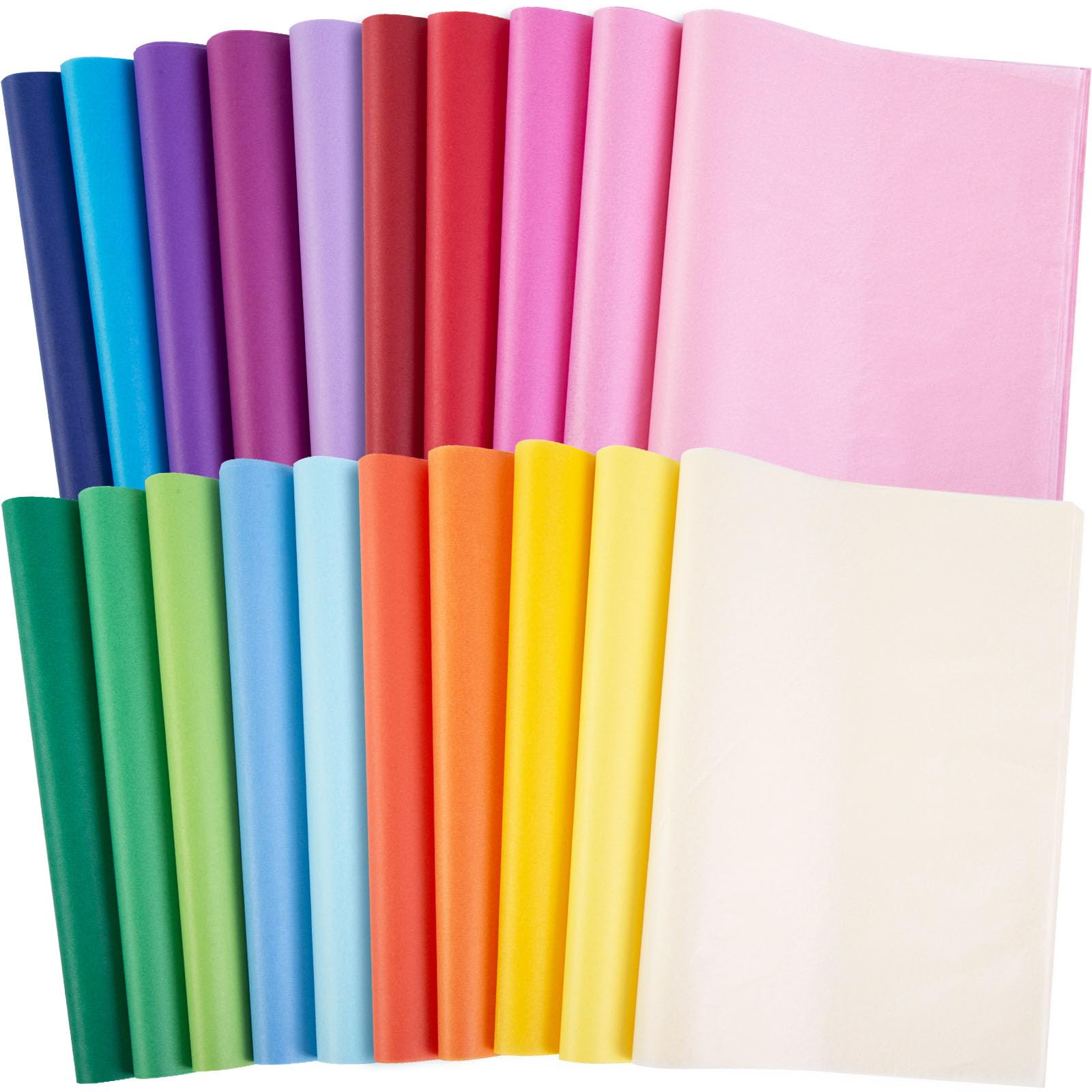 Colored Gift Tissue Paper, 330 Sheets, 14 x 10 in