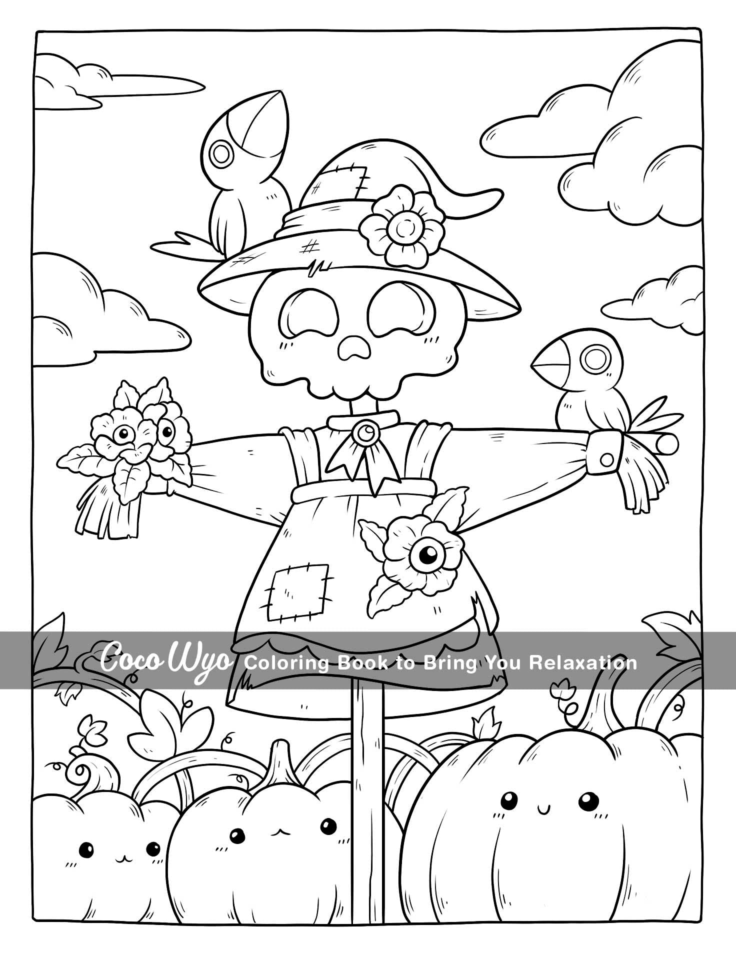 Creepy Cutie: Coloring Book for Adults and Teens Featuring Goth Kawaii and Spooky Cute Creatures of All Kinds and Many More