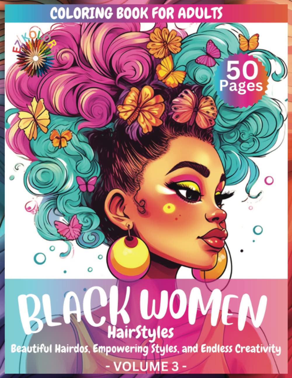 Black Women Hairstyles Coloring Book for Adults: Empowering Beauty: A Relaxing Journey through African-Inspired Hairstyles for Black Women - Unleash ... (Black Women Coloring Book For Adults)