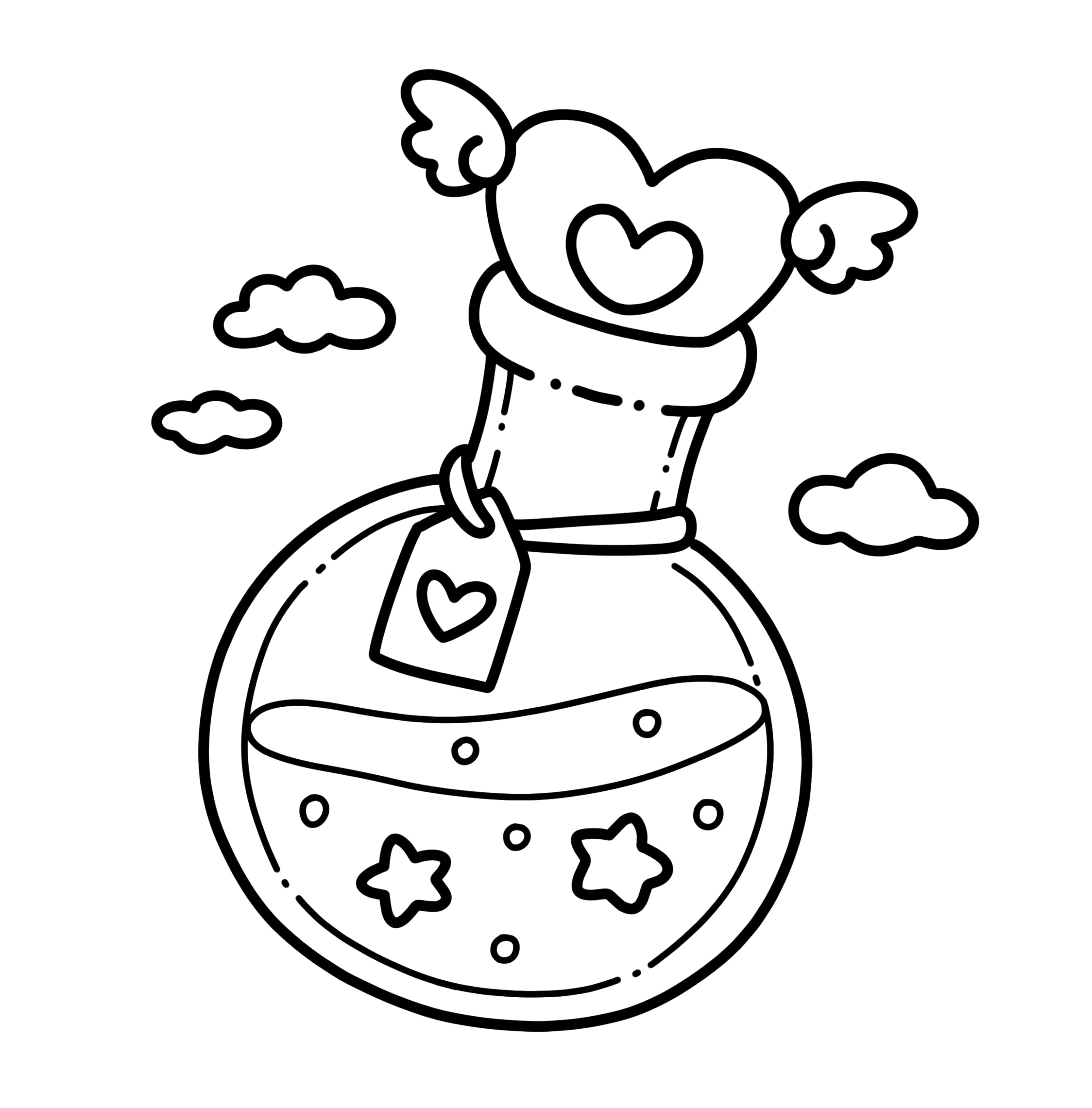 Easy: Cute & Simple Coloring Book for Adults and Kids