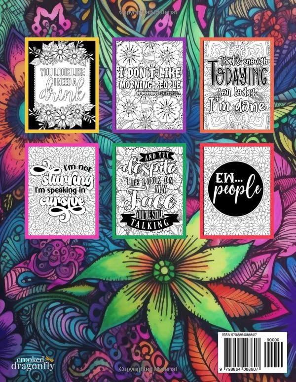 Sarcasm Because Adulting is Hard: A Sarcastic Adult Coloring Book for Stress Relief and Anxiety (Powered by Sarcasm)