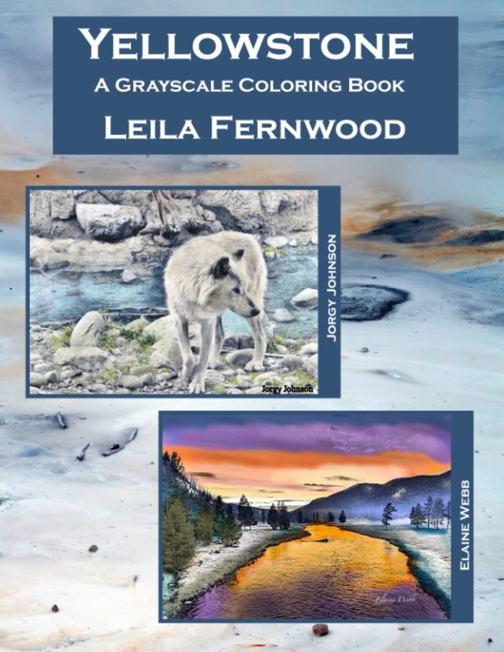 Yellowstone: A Grayscale Coloring Book