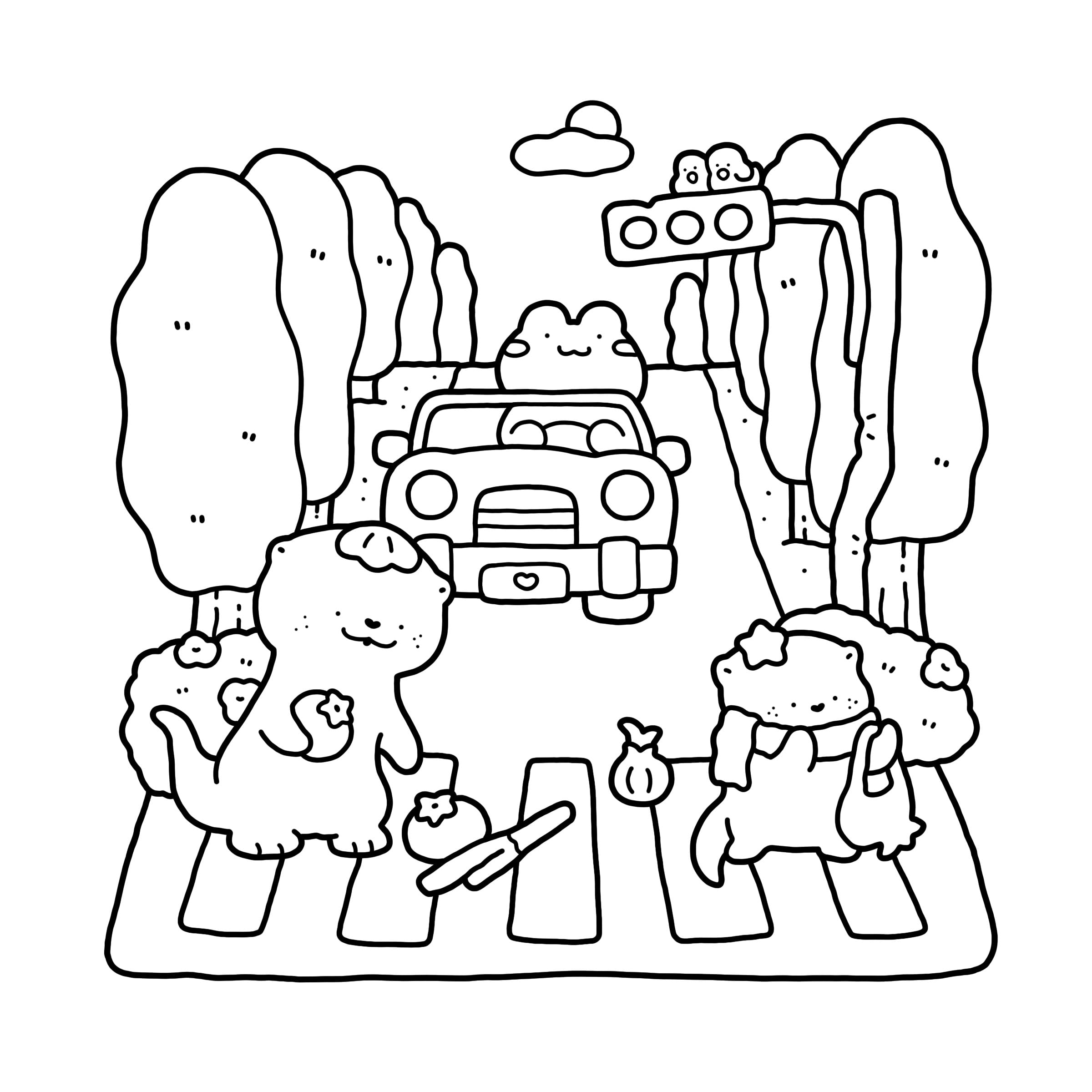 Otterly Cute!: Coloring Book for Adults and Kids (Cozy Spaces Coloring)