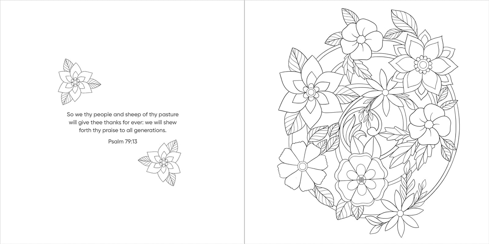 Color & Pray: Psalms (Keepsake Coloring Books)