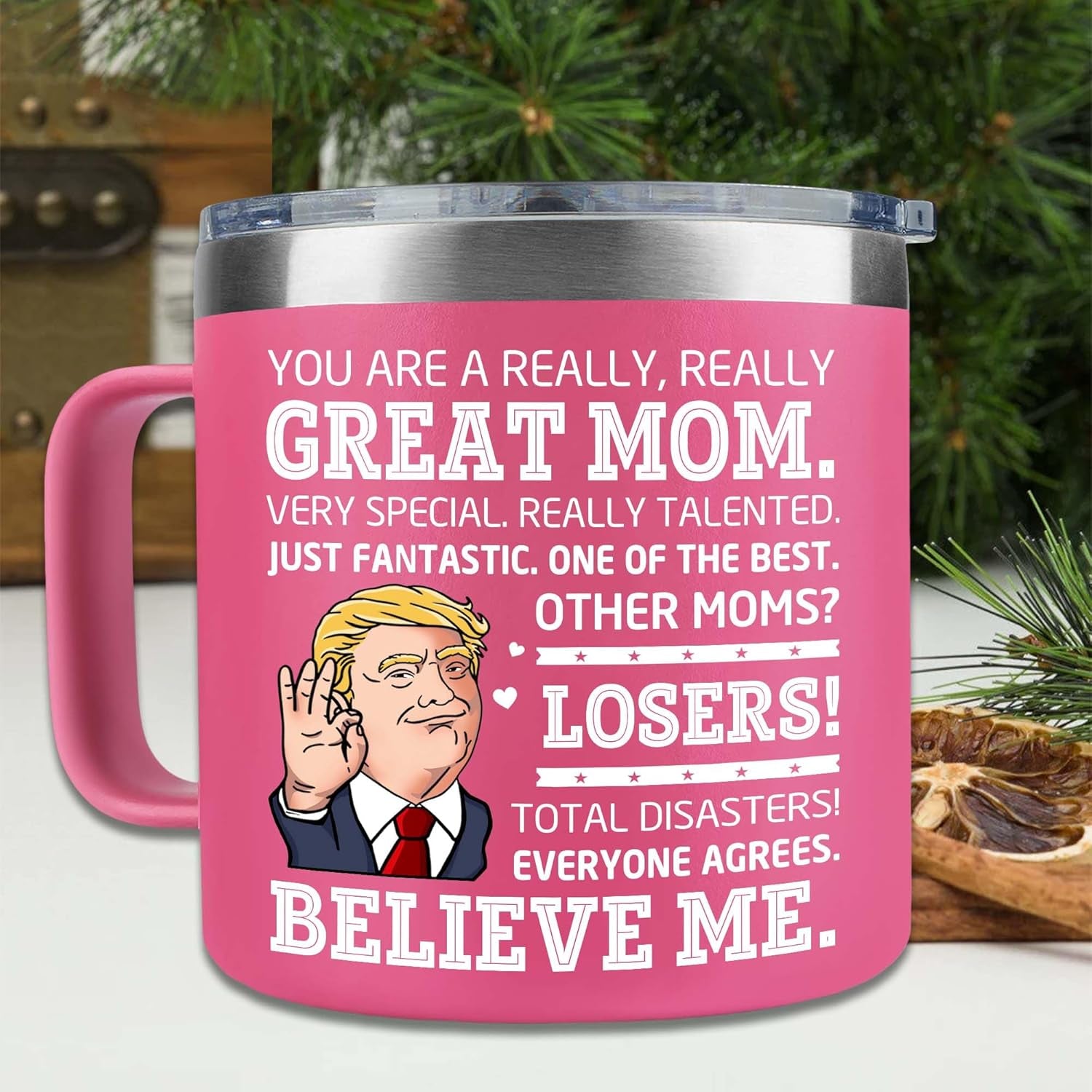 Mothers Day Mug for Mom - Mom Gifts - Mom Tumbler Mug 14 OZ - You Are a Really Really Great Mom - Gift for Women - Christmas, Birthday Gift for Mom, Mother from Daughter, Son, Husband