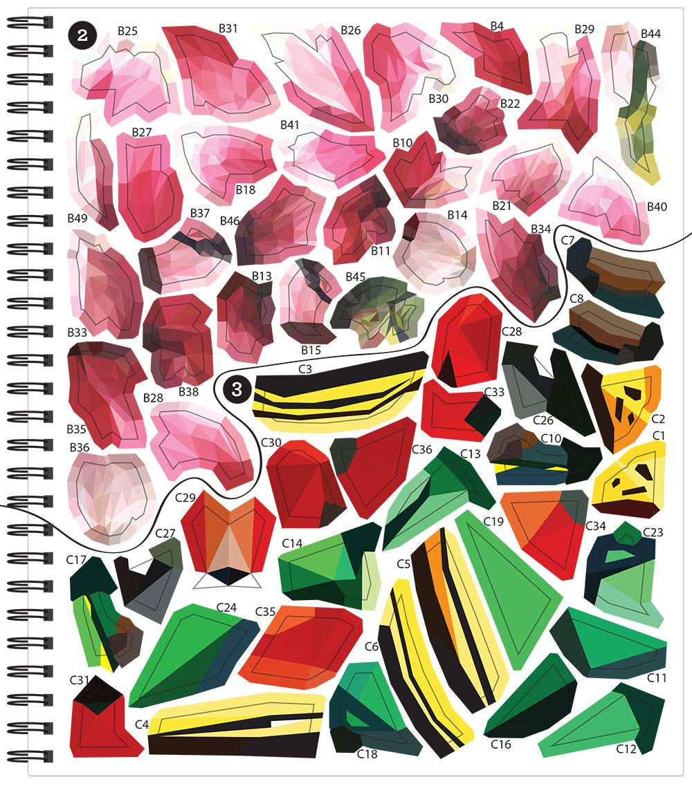 Brain Games - Sticker by Number: Country Garden (13 Images to Sticker)