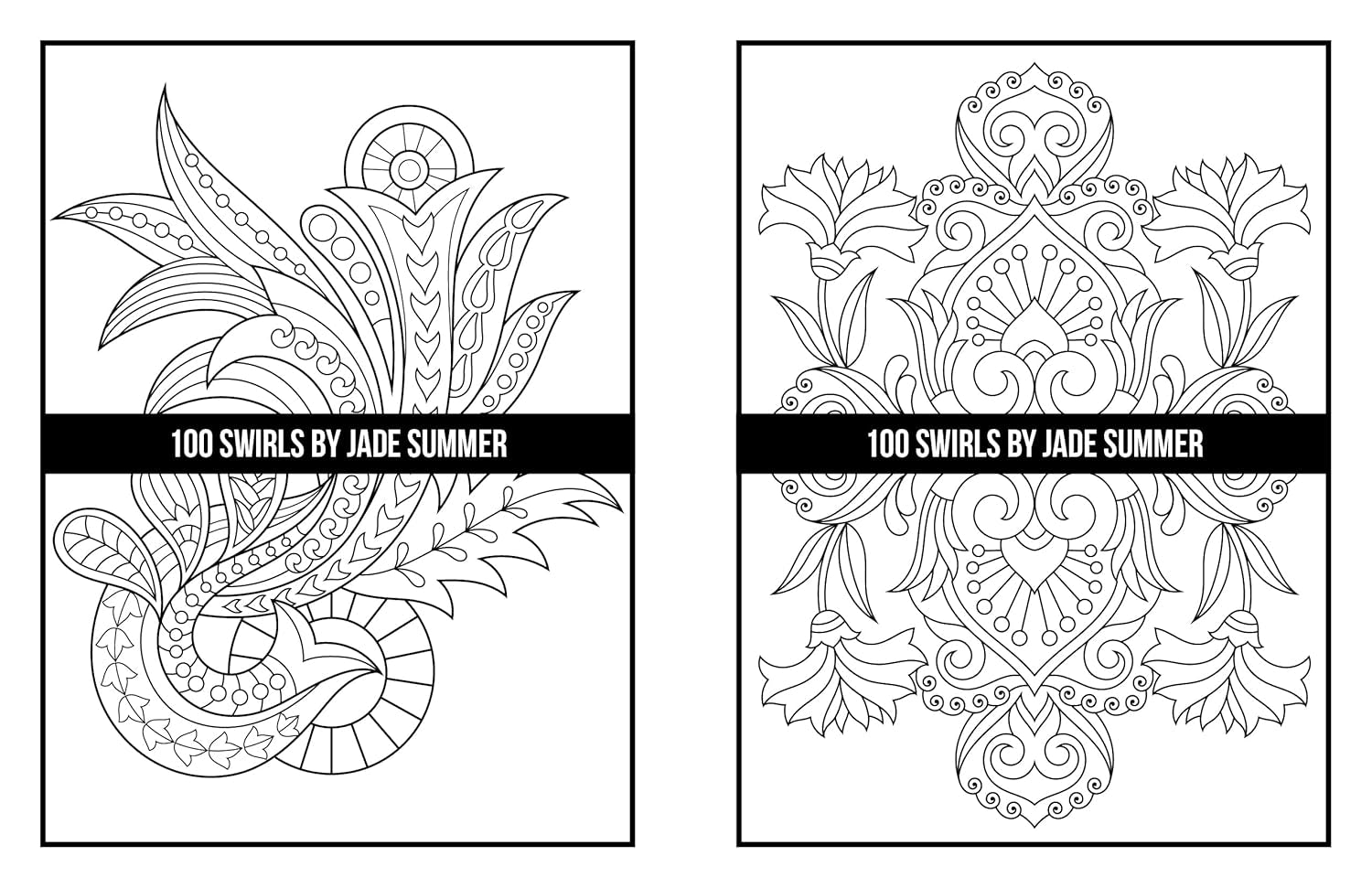 100 Swirls Coloring Book: for Adults with Fun, Easy, and Relaxing Designs
