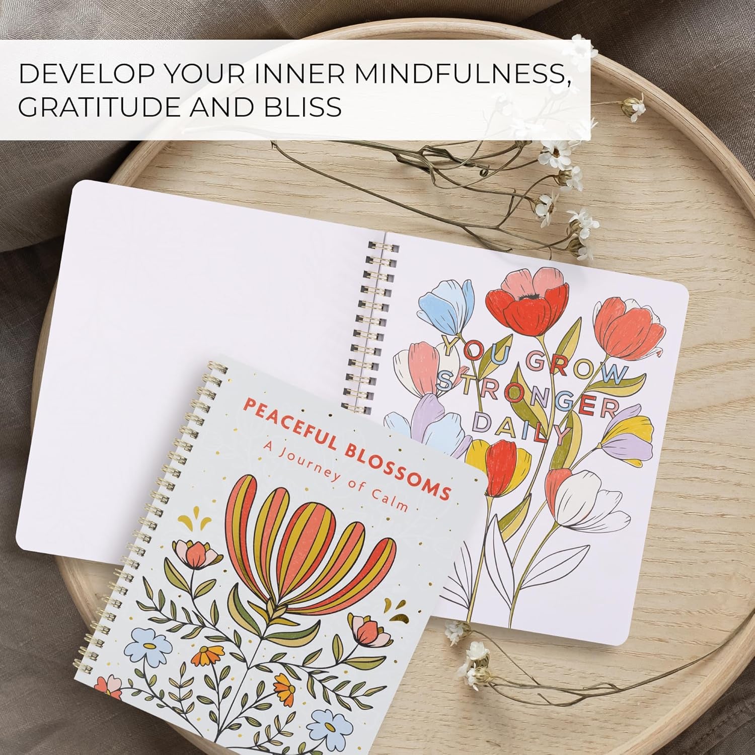Beautiful Adult Coloring Book Set of 2 for Relaxation - Affirmation and Inspirational Books Making It a Great Gift - Perfect Stress-Relieving Books Fun to Color for Women