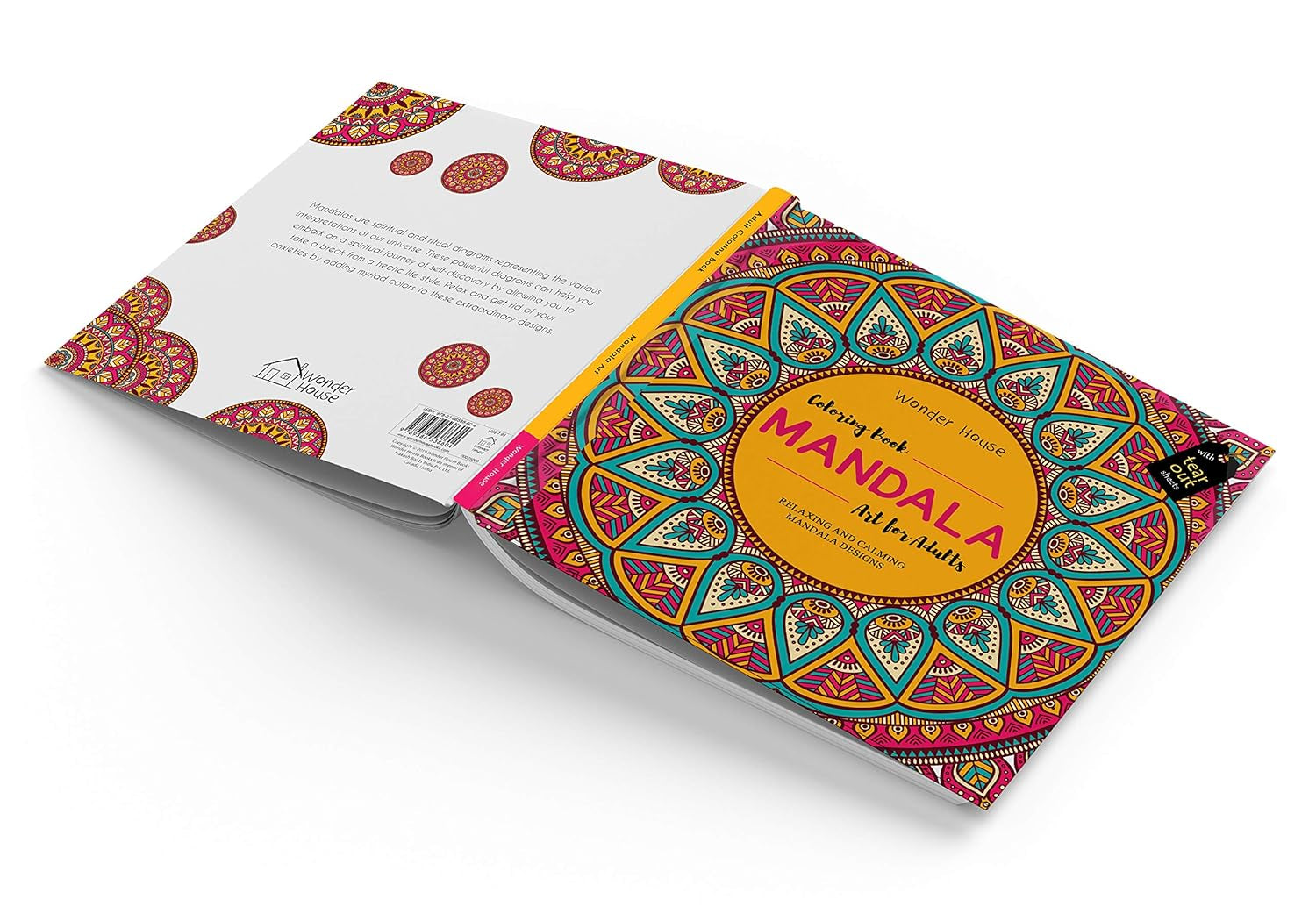 Mandala Art: Colouring Books for Adults with Tear Out Sheets