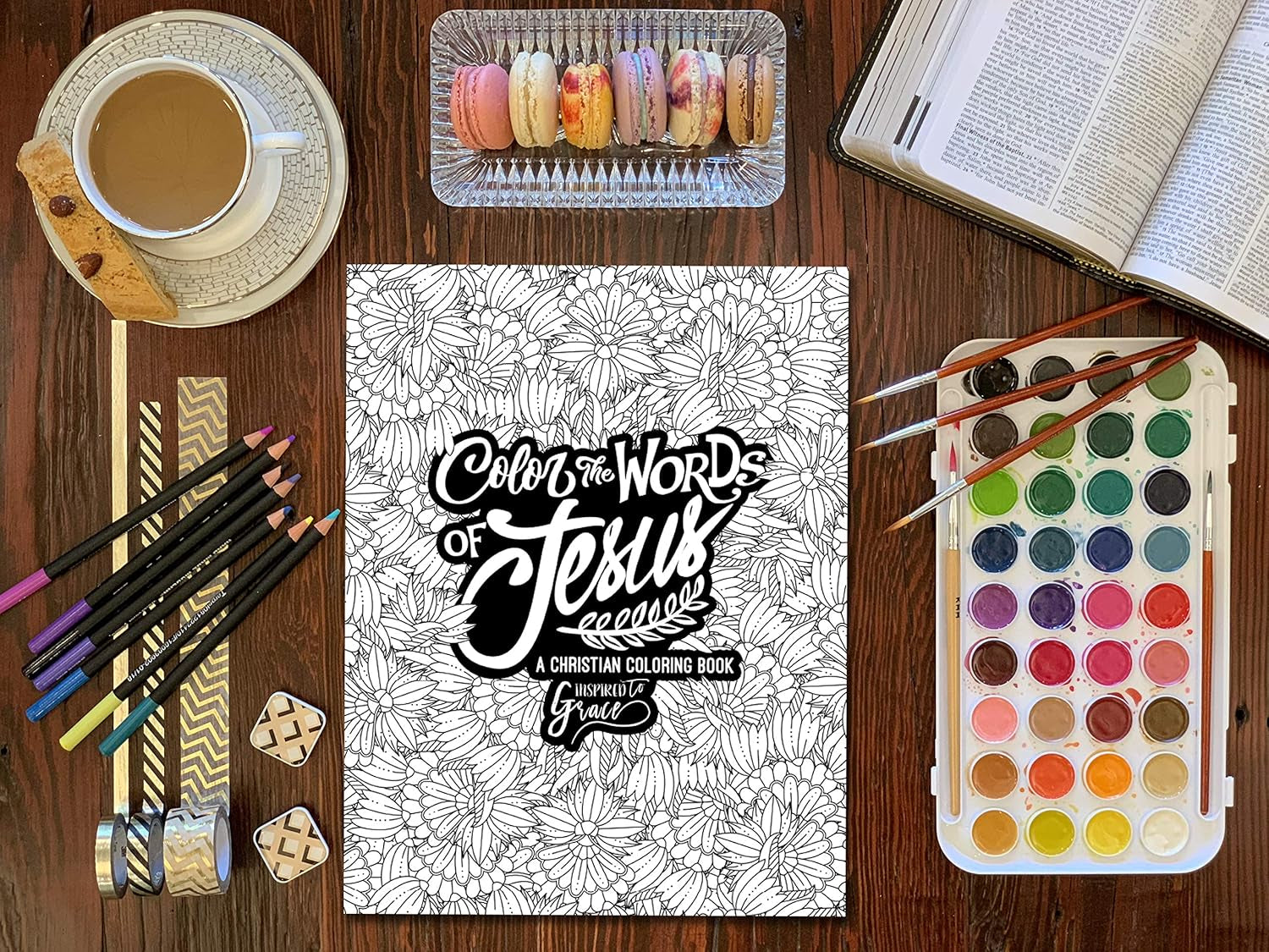 Color the Words of Jesus: a Christian Coloring Book