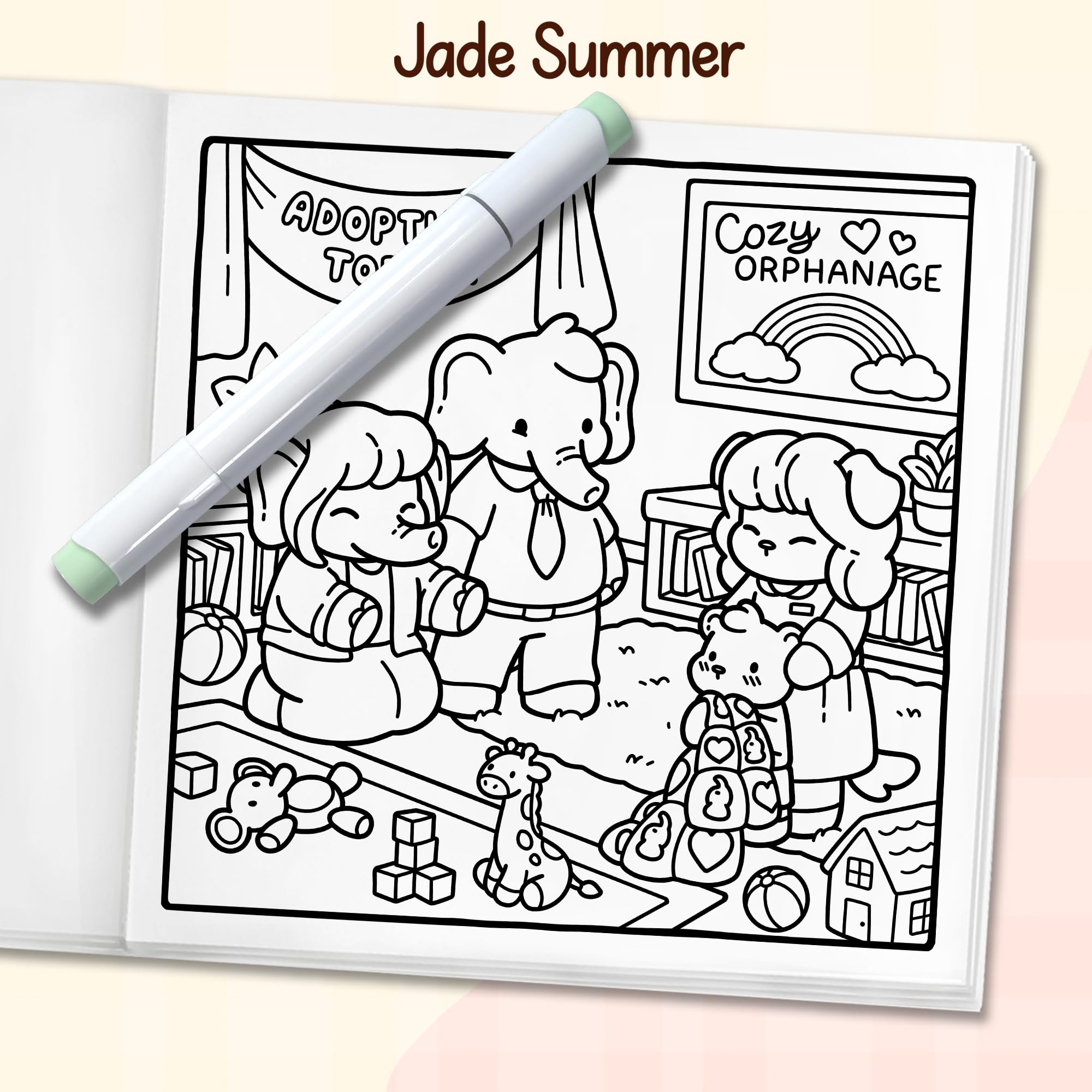 Cozy Moms: Cute Coloring Book for Adults and Teens with Adorable Characters and Heartwarming Family Moments for Relaxation