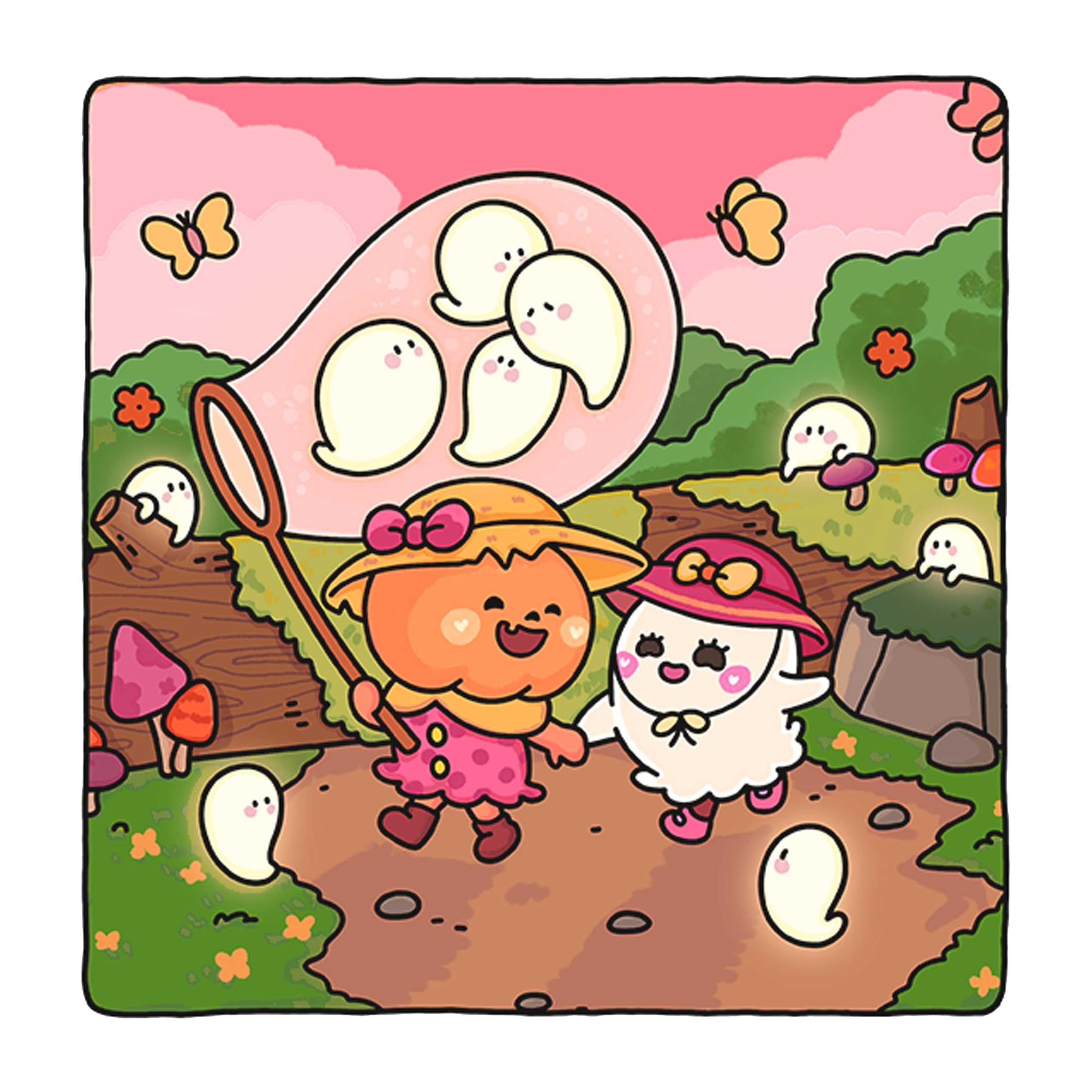 Spooky Ville: Cute & Cozy Coloring Book for Adults and Teens Featuring Hygge Moments for Relaxation