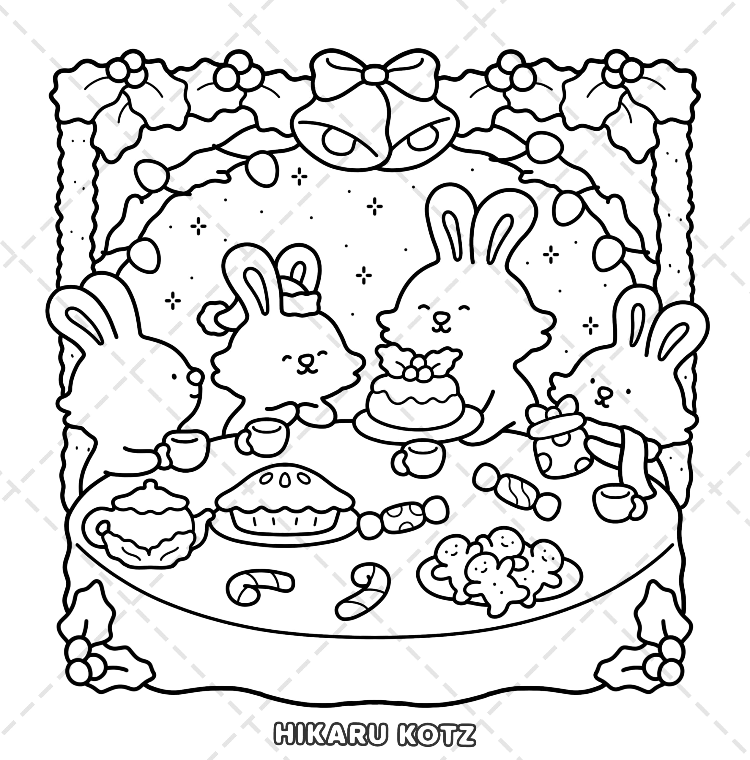 Christmas: Cozy Coloring Book for Adults and Teens