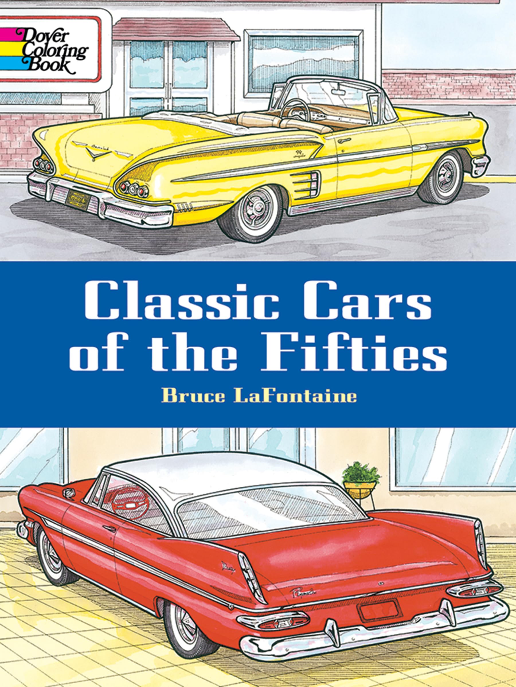 Classic Cars of the Fifties Coloring Book (Dover Planes Trains Automobiles Coloring)