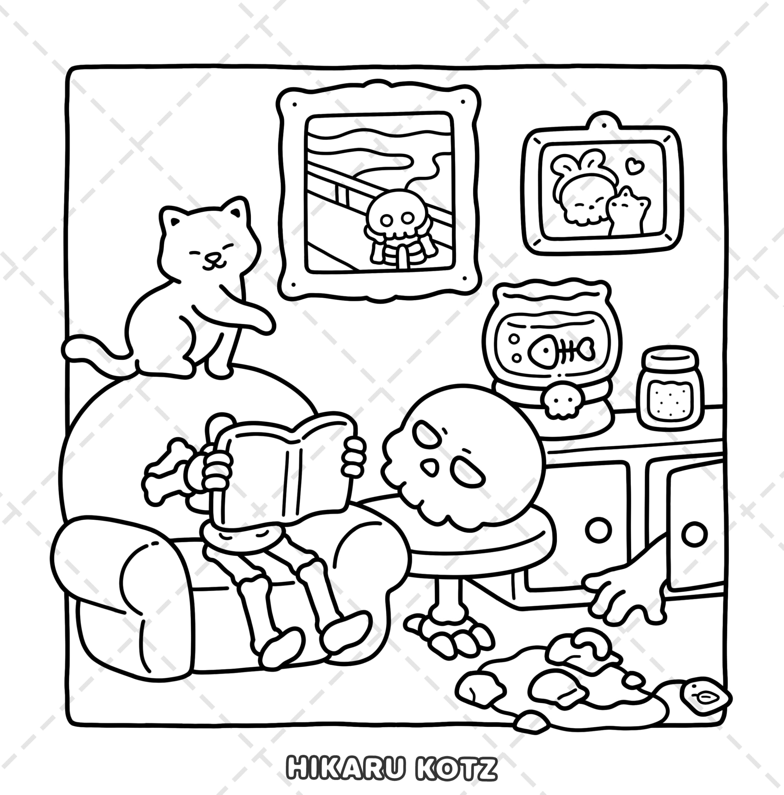 Silly Spooky: Cozy and Funny Coloring Book for Adults and Teens (Silly Funny Coloring Book)