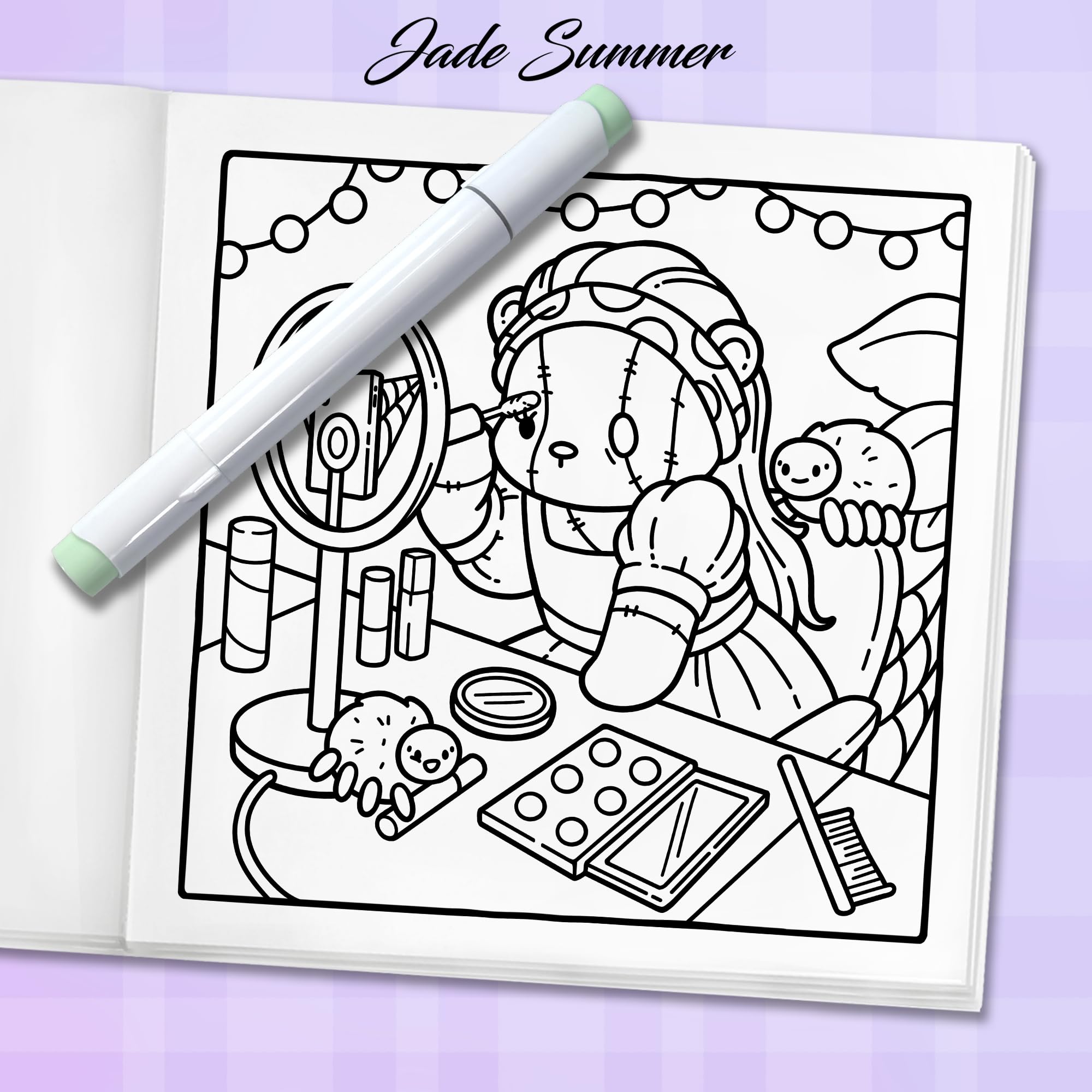 Spooky Life: Cozy Coloring Book for Adults and Teens with Cute and Creepy Everyday Scenes for Relaxation (Cozy Coloring Books)