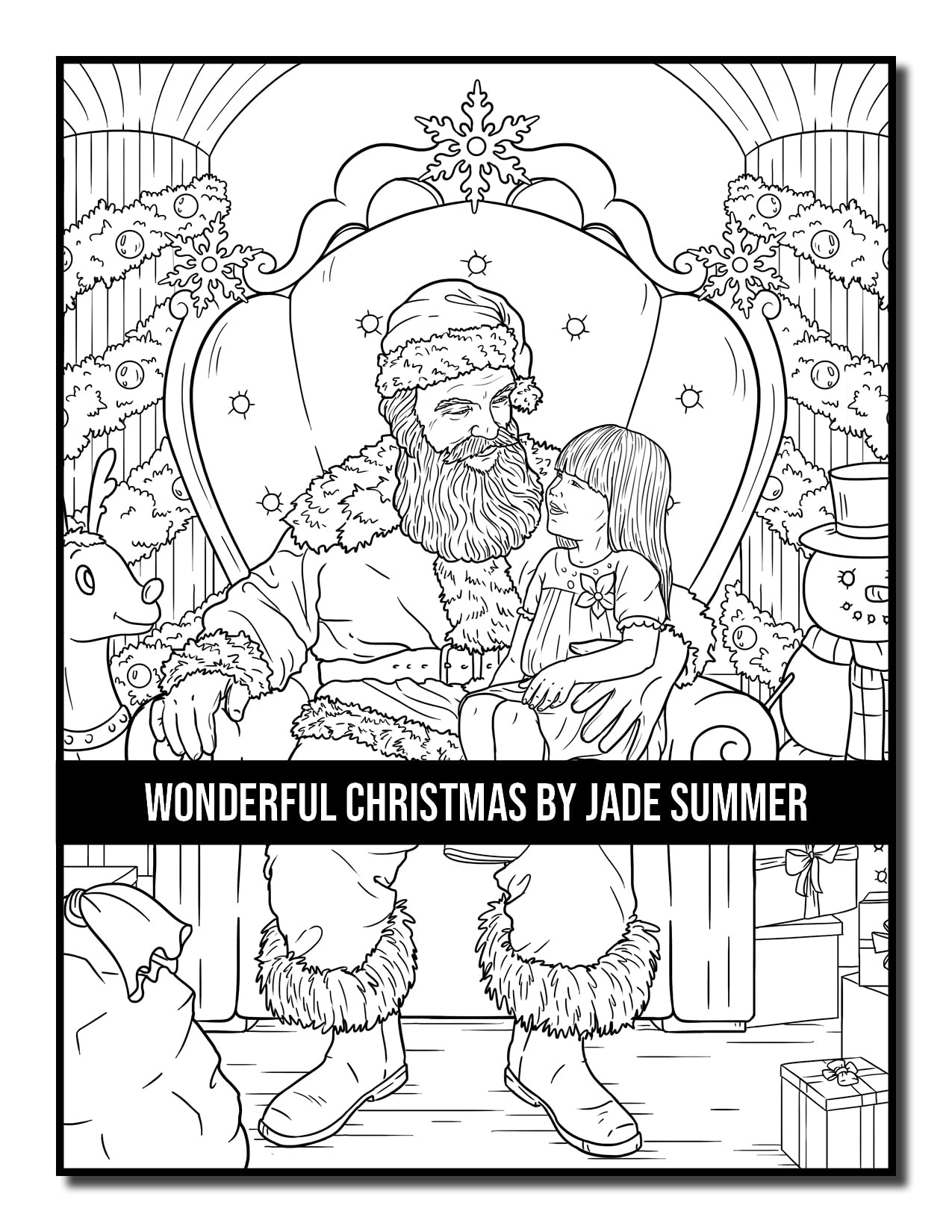 Wonderful Christmas: An Adult Coloring Book with Charming Christmas Scenes and Winter Holiday Fun (Christmas Coloring Books)