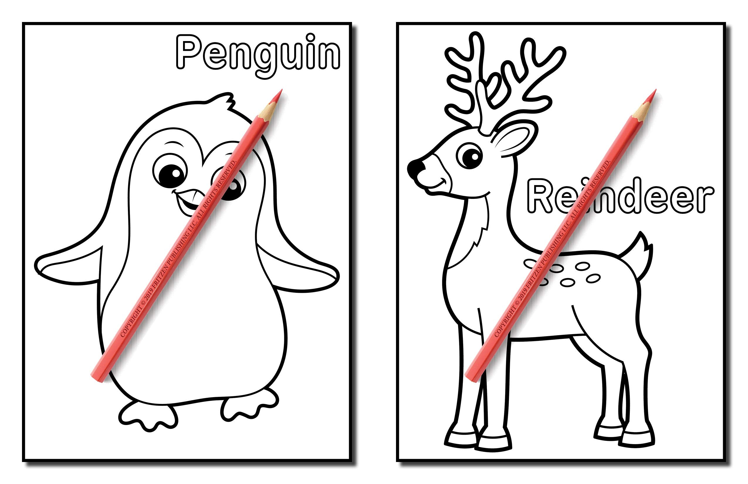 Animals for Toddlers: A Toddler Coloring Book with Fun, Simple, and Educational Coloring Pages for Kids Ages 1-3