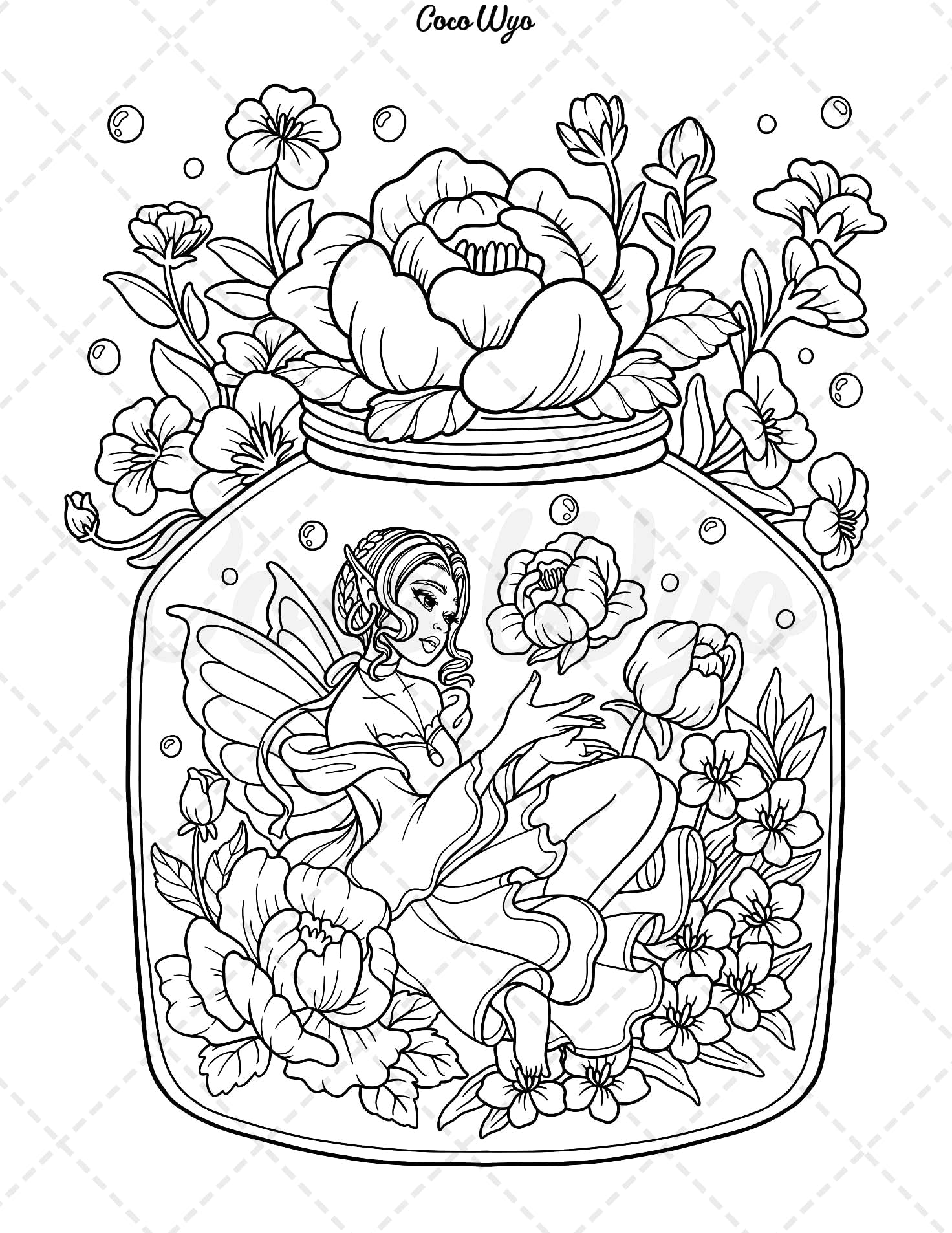 Fairy Beauties: Coloring Book for Adults, Women, and Teens Featuring Beautiful Fantasy Fairies for Relaxation