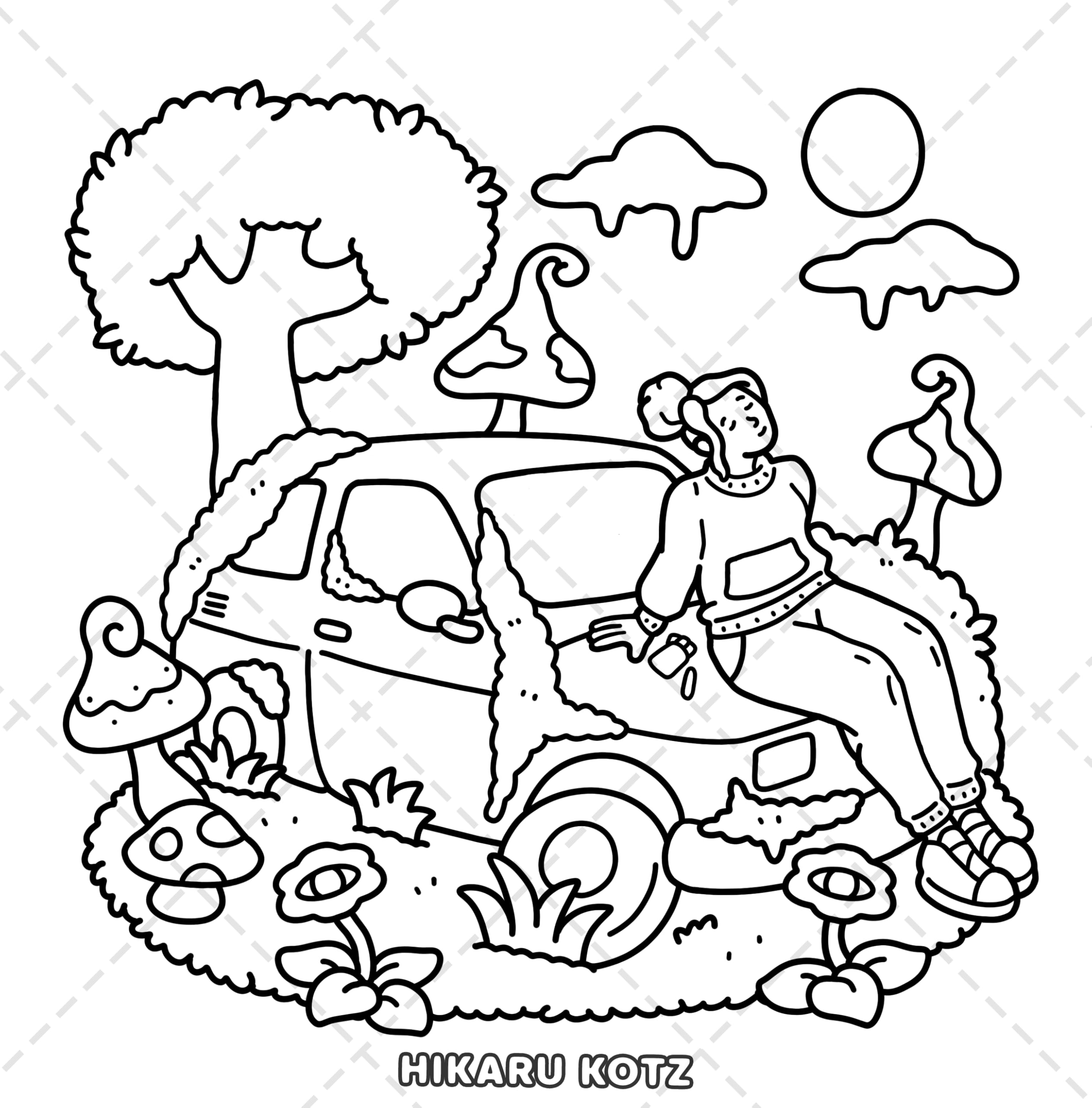 Stoner Life: High and Wild Coloring Book for Adults