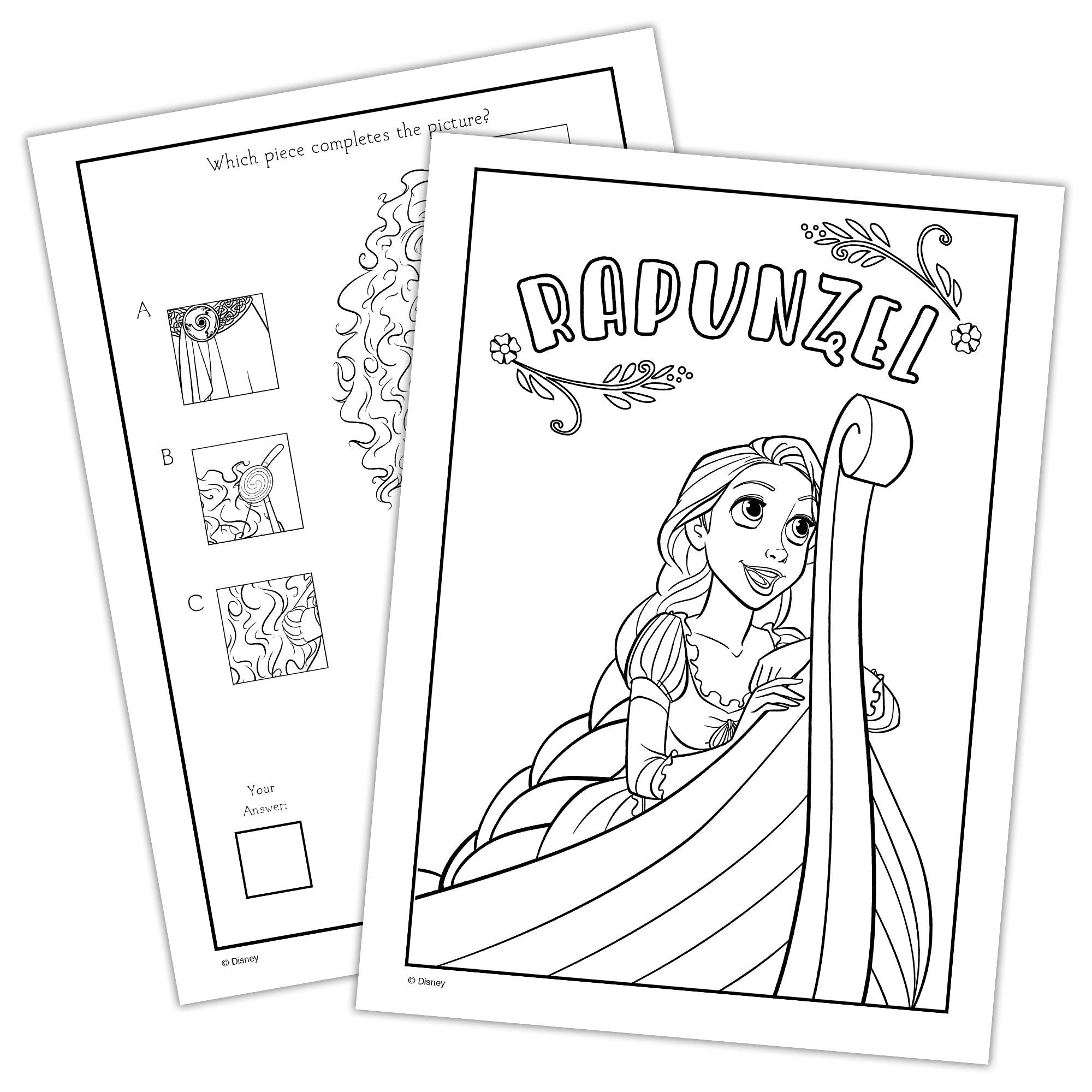 Disney Princess Imagine Ink | Little Mermaid Coloring Book | Aladdin Imagine Ink | 16 Pages | Officially Licensed