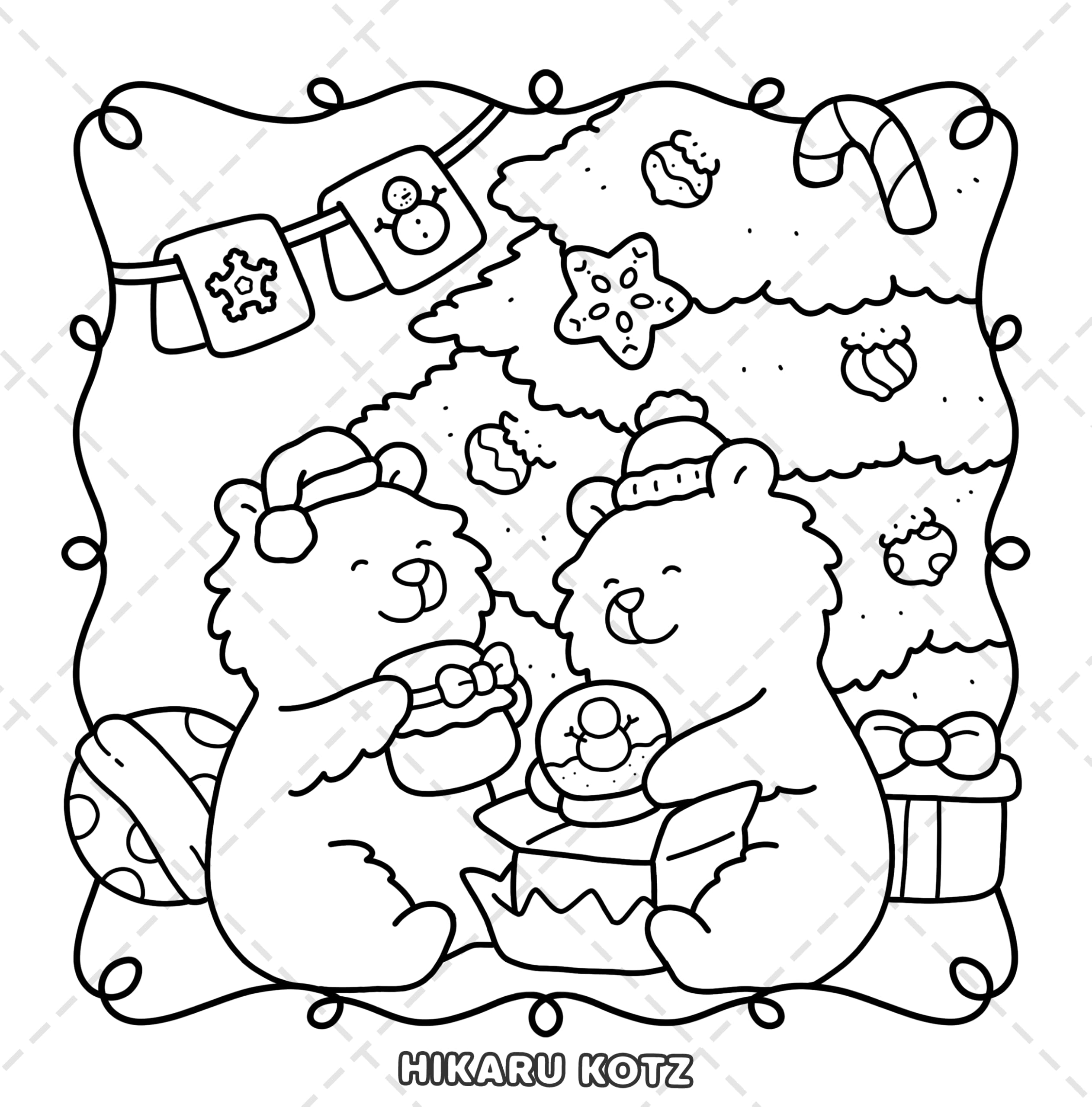 Christmas: Cozy Coloring Book for Adults and Teens