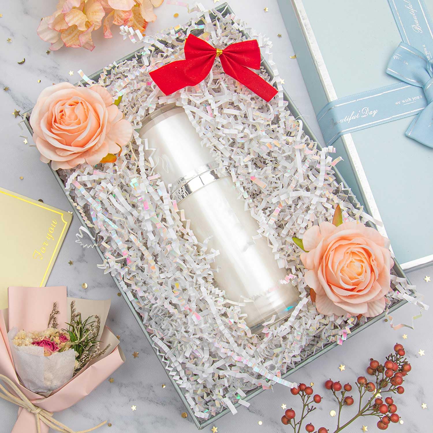 Diamond White Crinkle Paper Filler